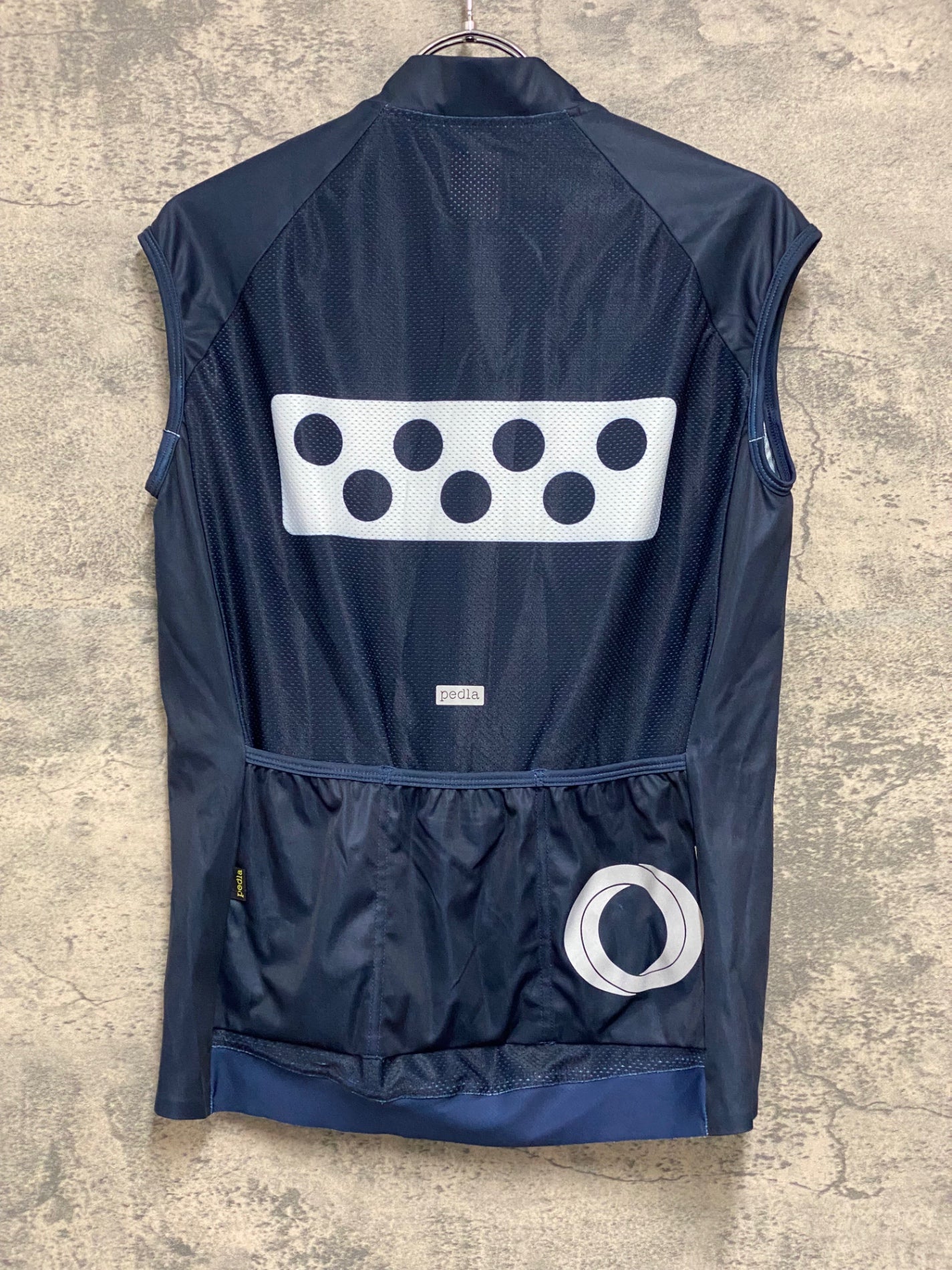 JB497 ペドラ Pedla サイクルベスト ジレ 紺 S