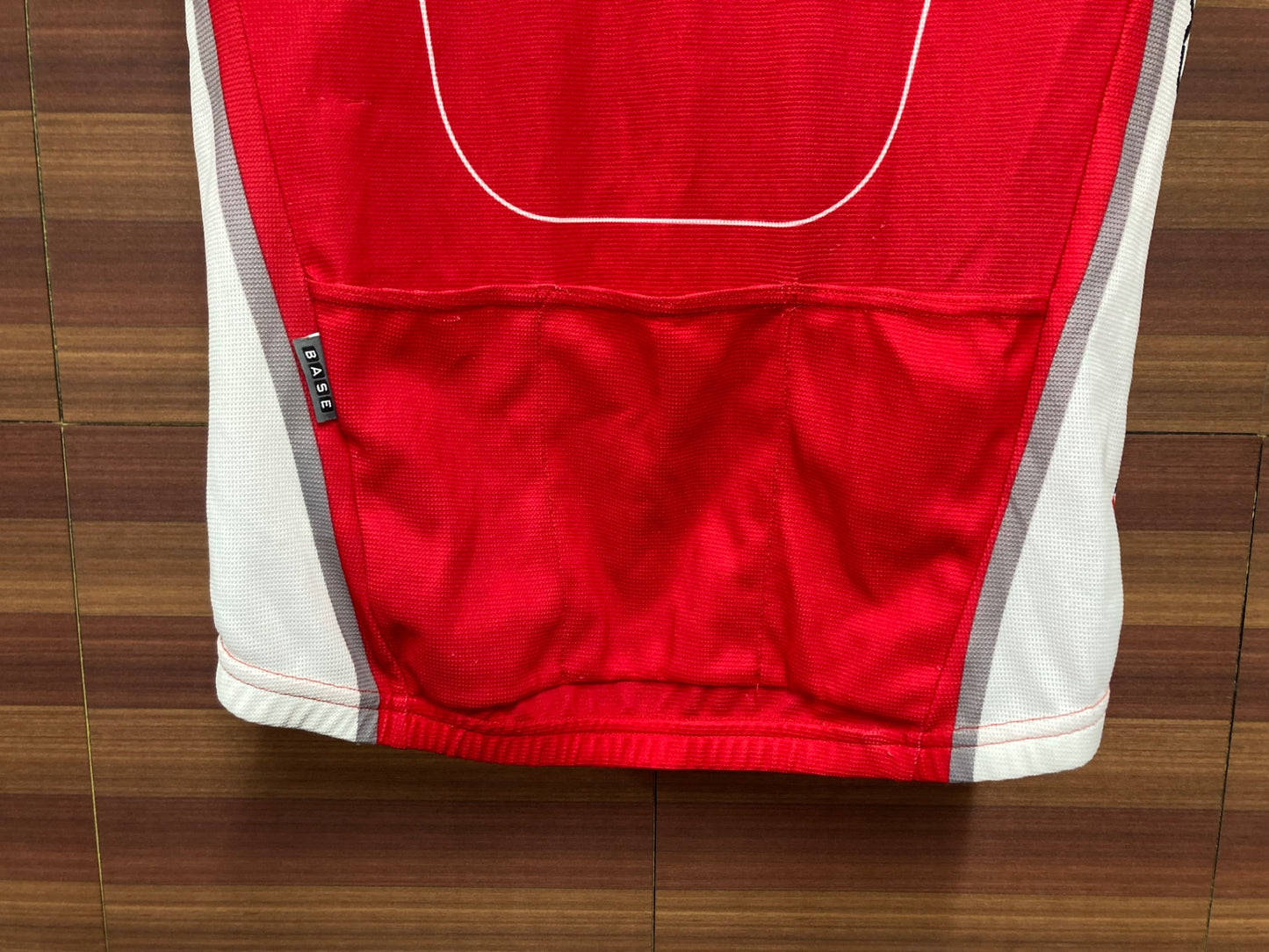 IO716 ナリーニ Nalini 半袖 サイクルジャージ 赤 黒 M ハーフジップ