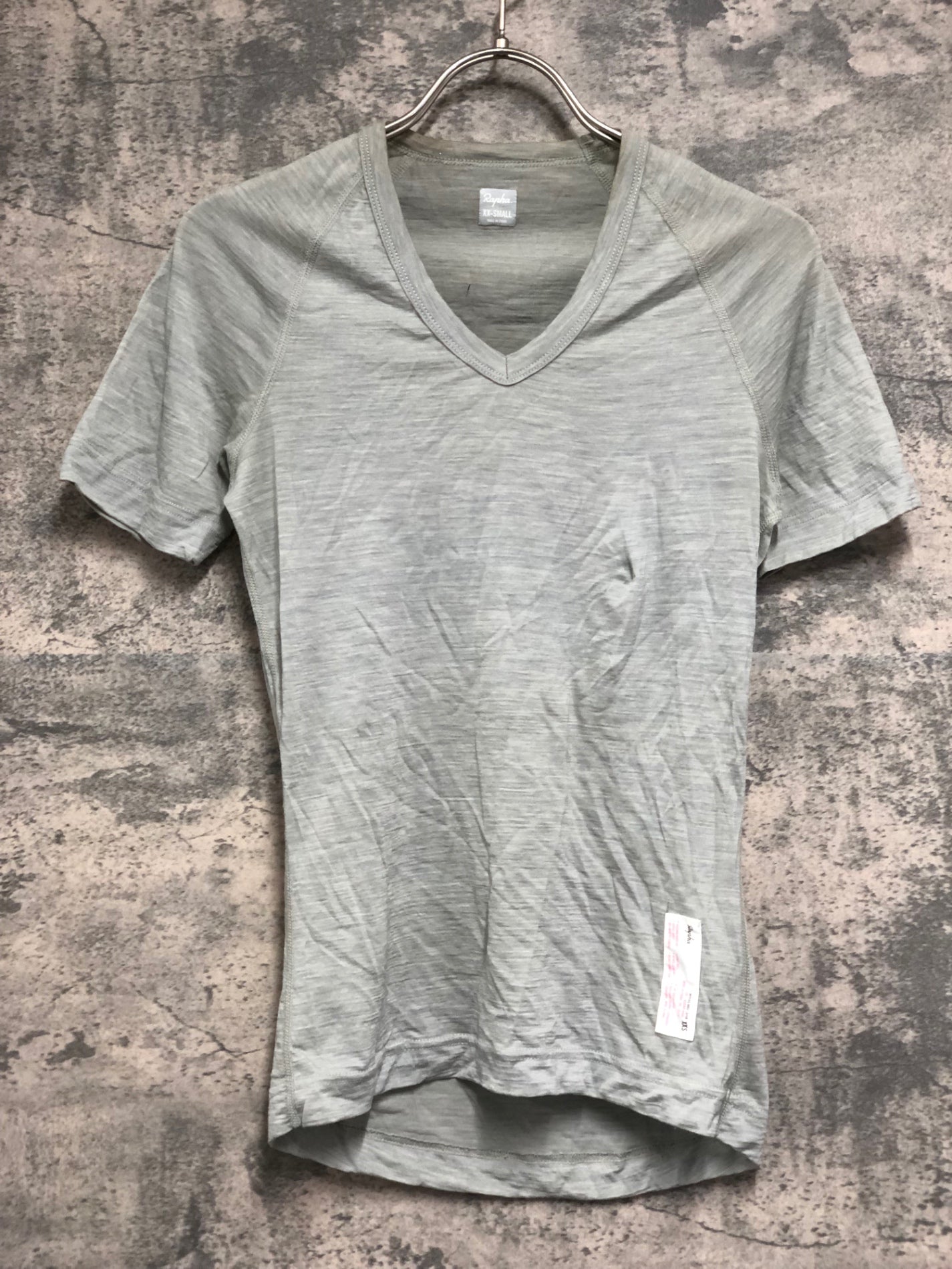 IS748 ラファ Rapha MERINO BASE LAYER 半袖 ベースレイヤー ブルーグレー XS