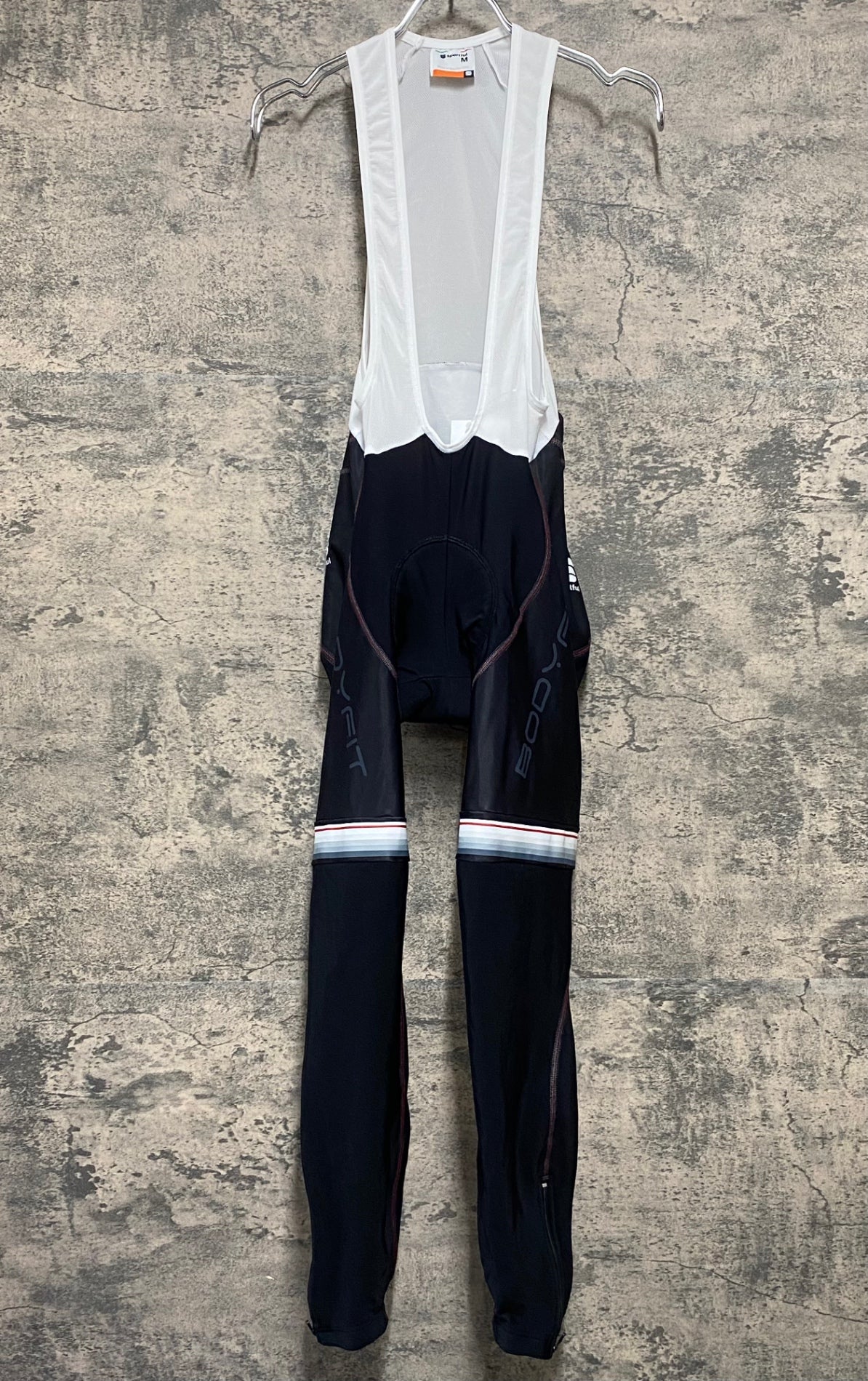 JC094 スポーツフル sportful ビブタイツ 黒 M 裏起毛 BODYFIT ※スレ