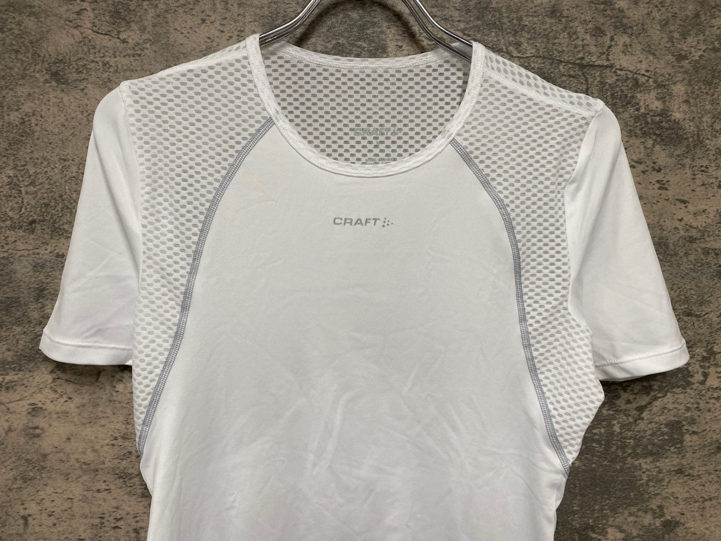 JB060 クラフト CRAFT 半袖 ベースレイヤー 白 S