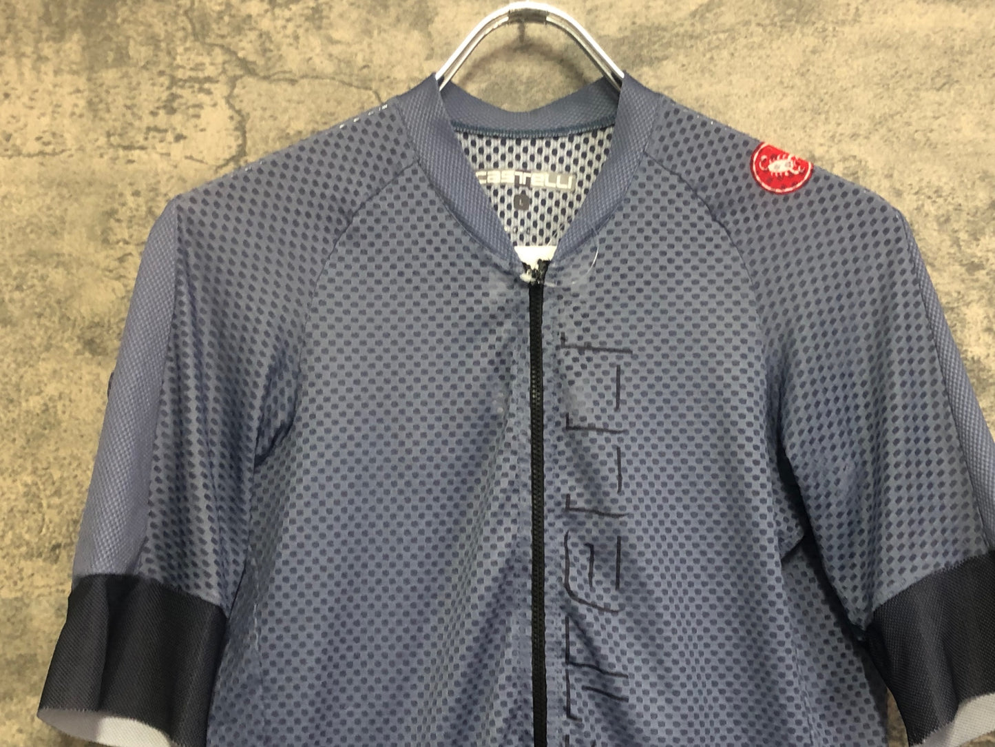 IW394 カステリ CASTELLI ROSSOCORSA 半袖 サイクルジャージ グレー L