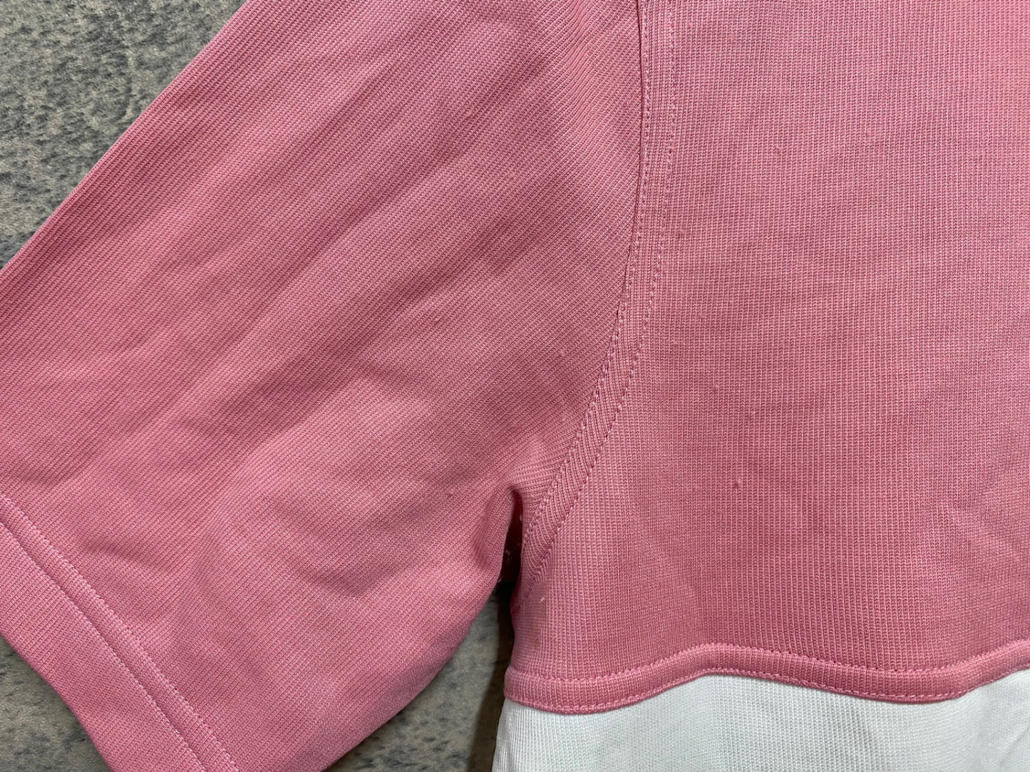 JD378 ラファ Rapha CLUB JERSEY 半袖 サイクルジャージ ハーフジップ ピンク グレー L