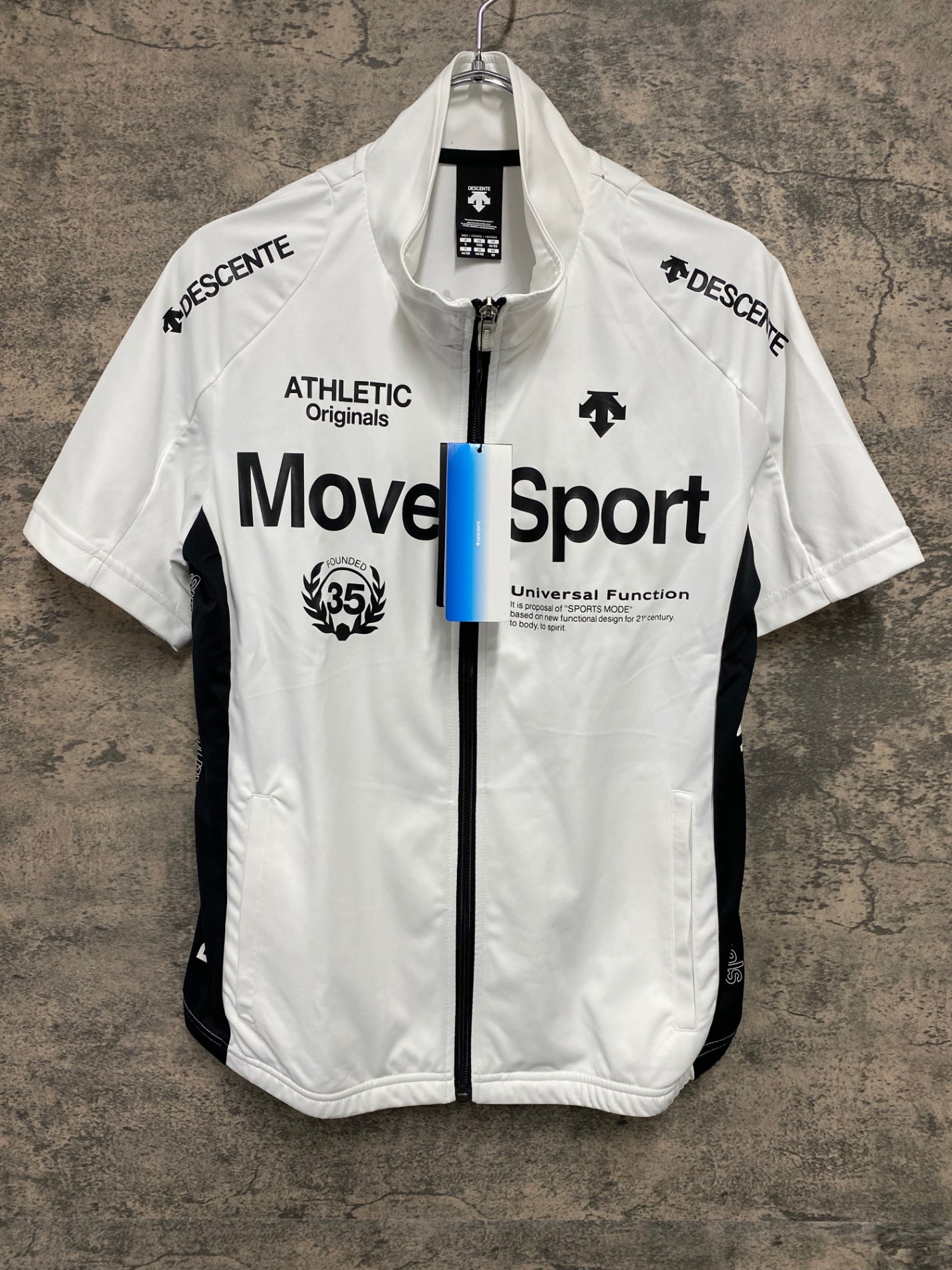 JA928 デサント DESCENTE Move Sport 半袖 サイクルジャージ 白 S