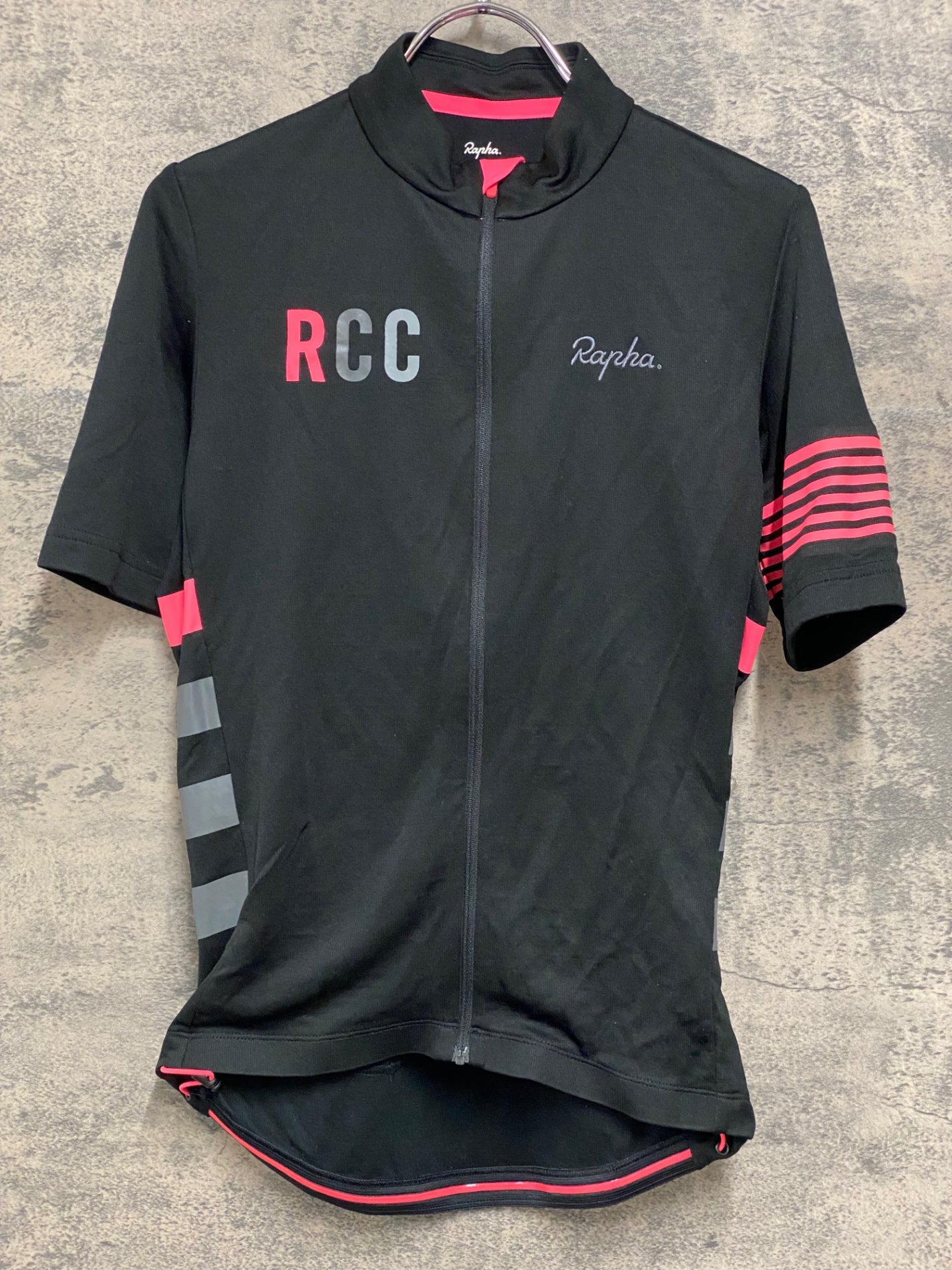 JB927 ラファ Rapha RCC CLASSIC JERSEY 半袖サイクルジャージ 黒 S