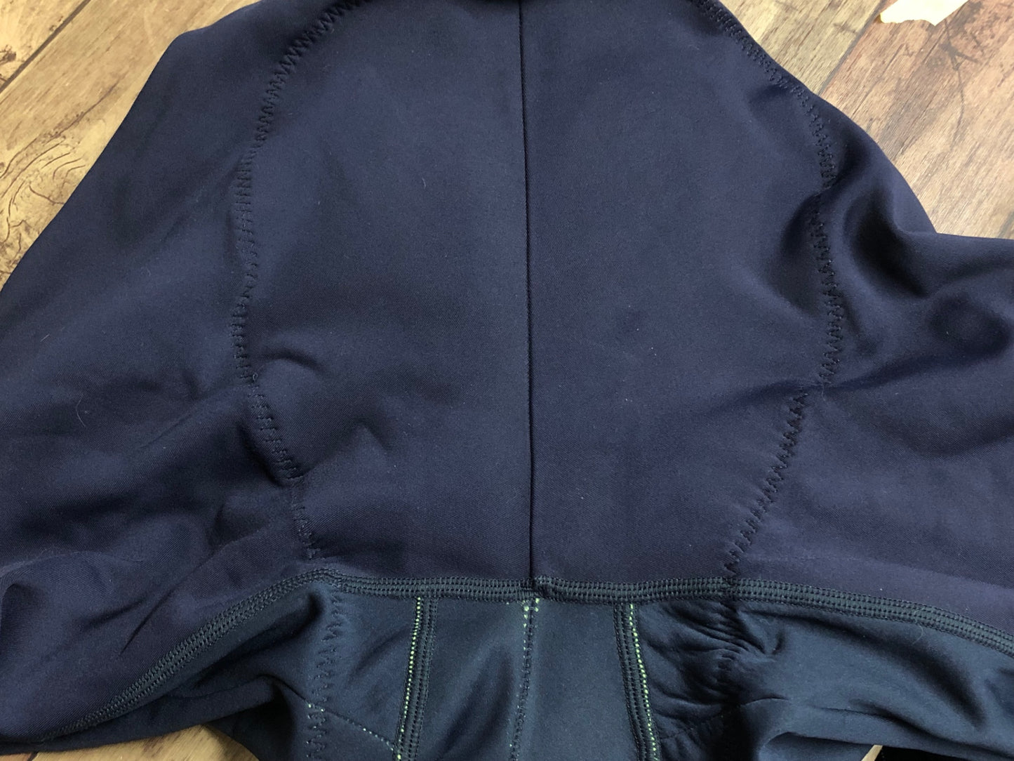 IO080 ルコックスポルティフ le coq sportif レーサータイツ 紺 L 裏起毛