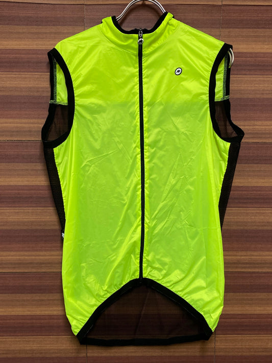 IR559 アソス assos MILLE GT WIND VEST C2 black ジレ ベスト 黄色 M