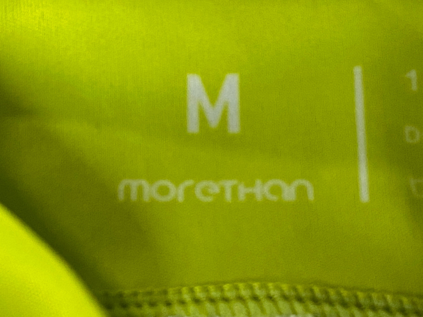 IN339 モアザン morethan 半袖 サイクルジャージ 黄 M