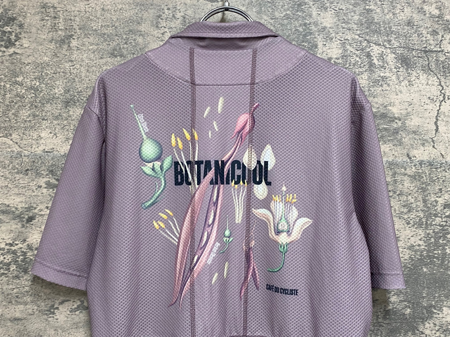 IZ539 カフェドシクリステ Cafe du Cycliste CLAUDINE UNISEX 半袖 サイクルジャージ 薄紫 L