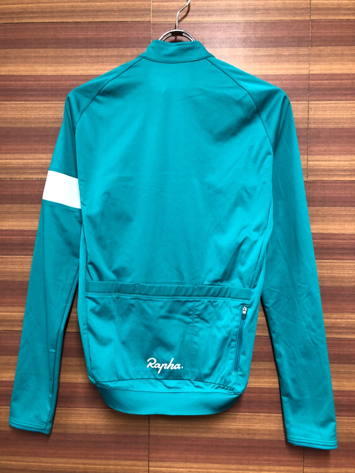 HZ784 ラファ Rapha CORE LONG SLEEVE JERSEY 長袖 サイクルジャージ ターコイズグリーン S