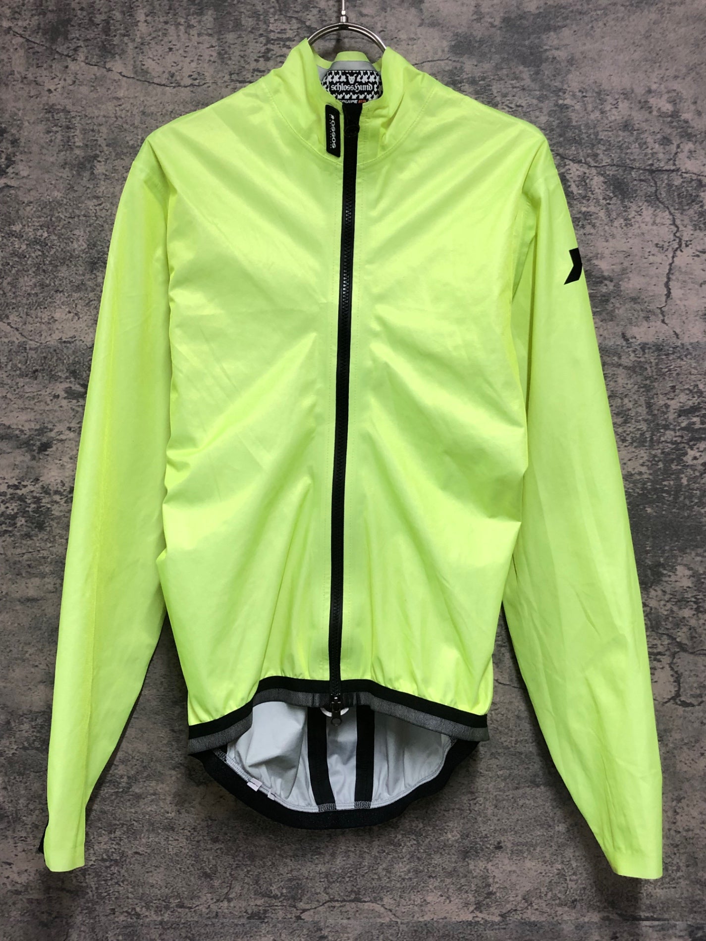 IY021 アソス Assos EQUIPE RS Schlosshund 長袖 レインジャケット ネオンイエロー S