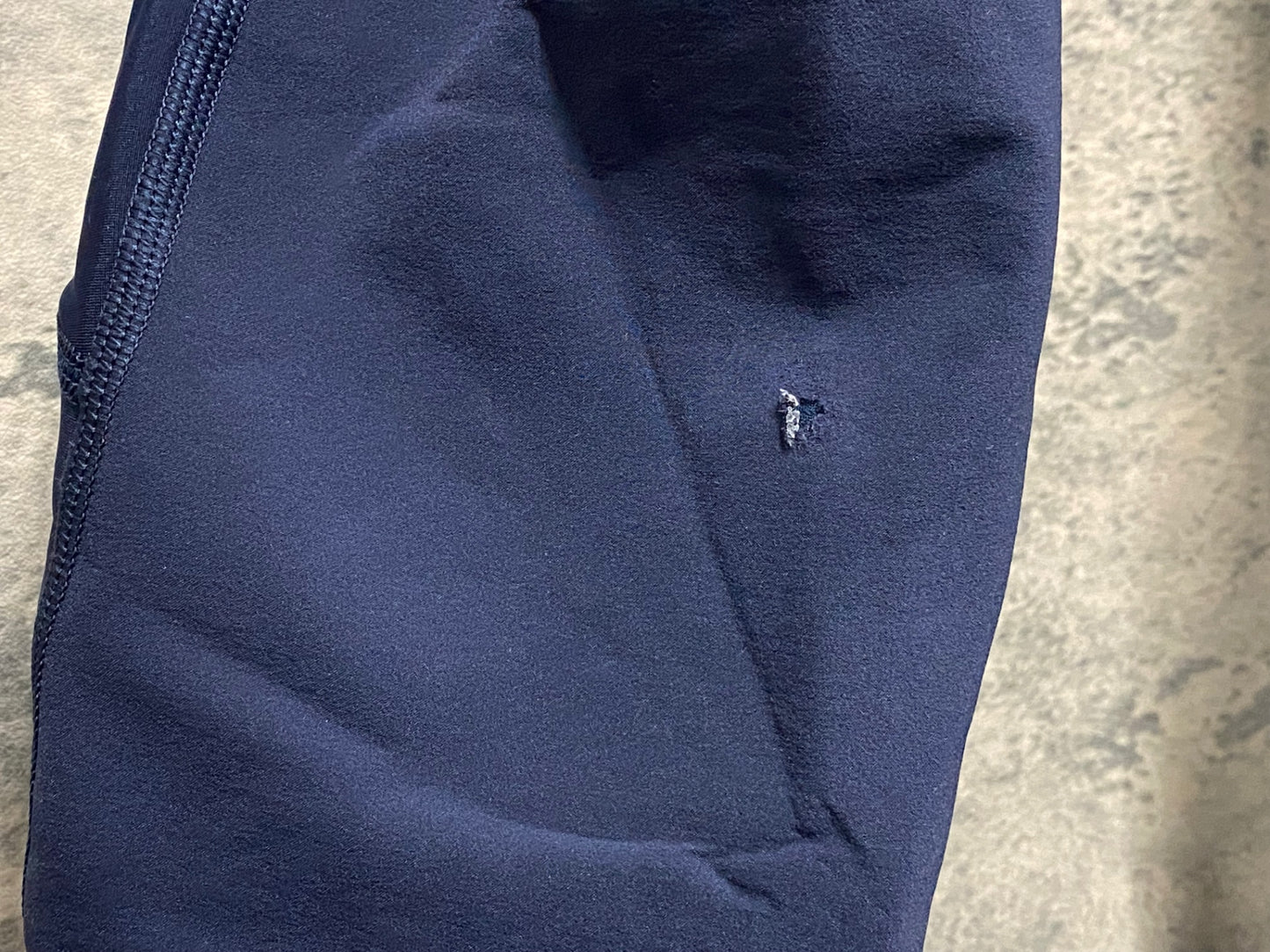 IW349 ラファ Rapha PRO TEAM WINTER TIGHTS WITH PAD Ⅱ ビブタイツ 紺 黄 L 裏起毛