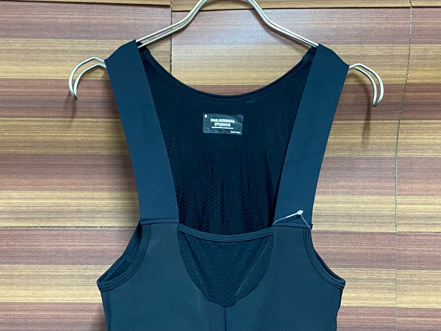 IV031 パスノーマルスタジオ PAS NORMAL STUDIOS PAS Mechanism Deep Winter Long Bibs ビブタイツ 黒 S 裏起毛