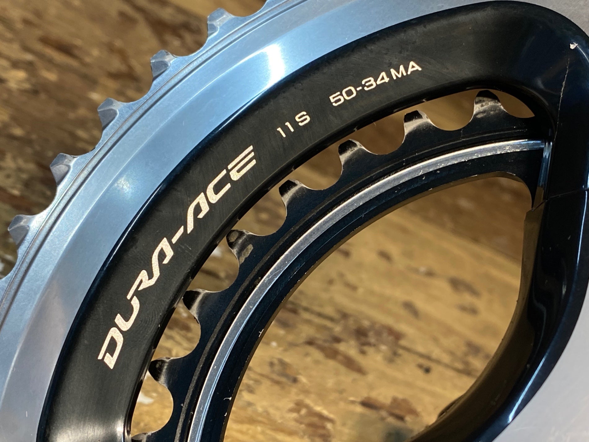 IC971 シマノ SHIMANO デュラエース DURA-ACE FC-9000 クランクセット 50/34T 170mm 2×11S 検査済み