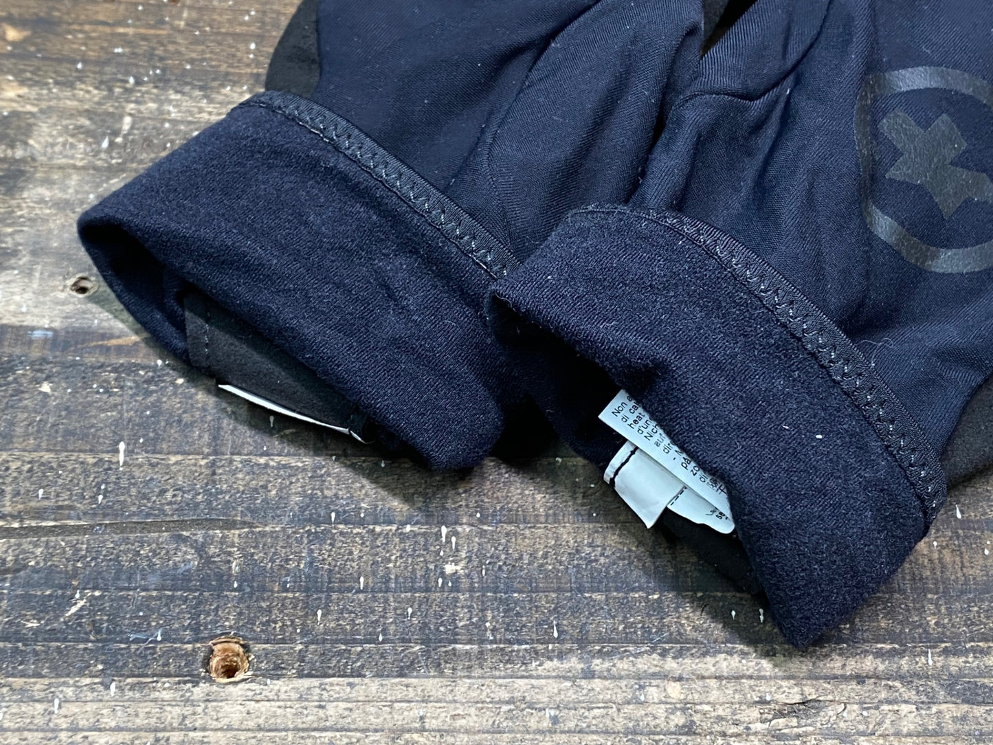 IO958 アソス ASSOS SPRING FALL GLOVES EVO 長指 グローブ 黒 S