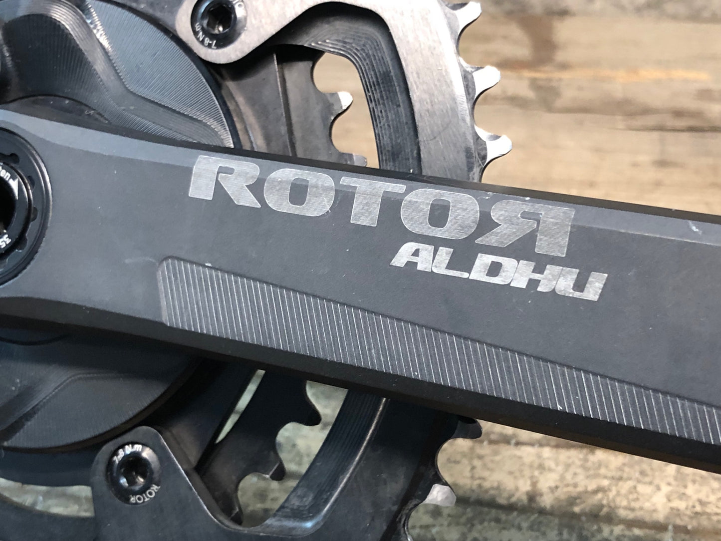 IO899 ローター Rotor アルデュー インスパイダー ALDHU IN SPIDER パワーメーター クランクセット 50-34T 170mm 11S シャフト径24mm 楕円リング 片側計測 充電ケーブル付属