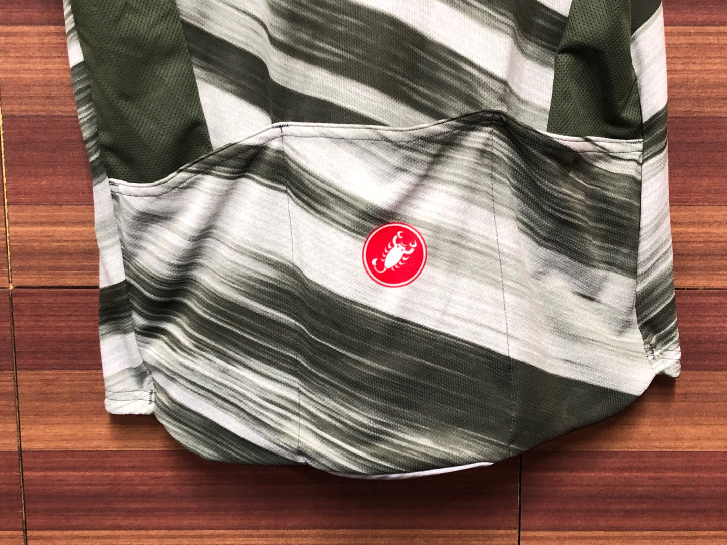 IM005 カステリ CASTELLI 半袖サイクルジャージ 緑 S