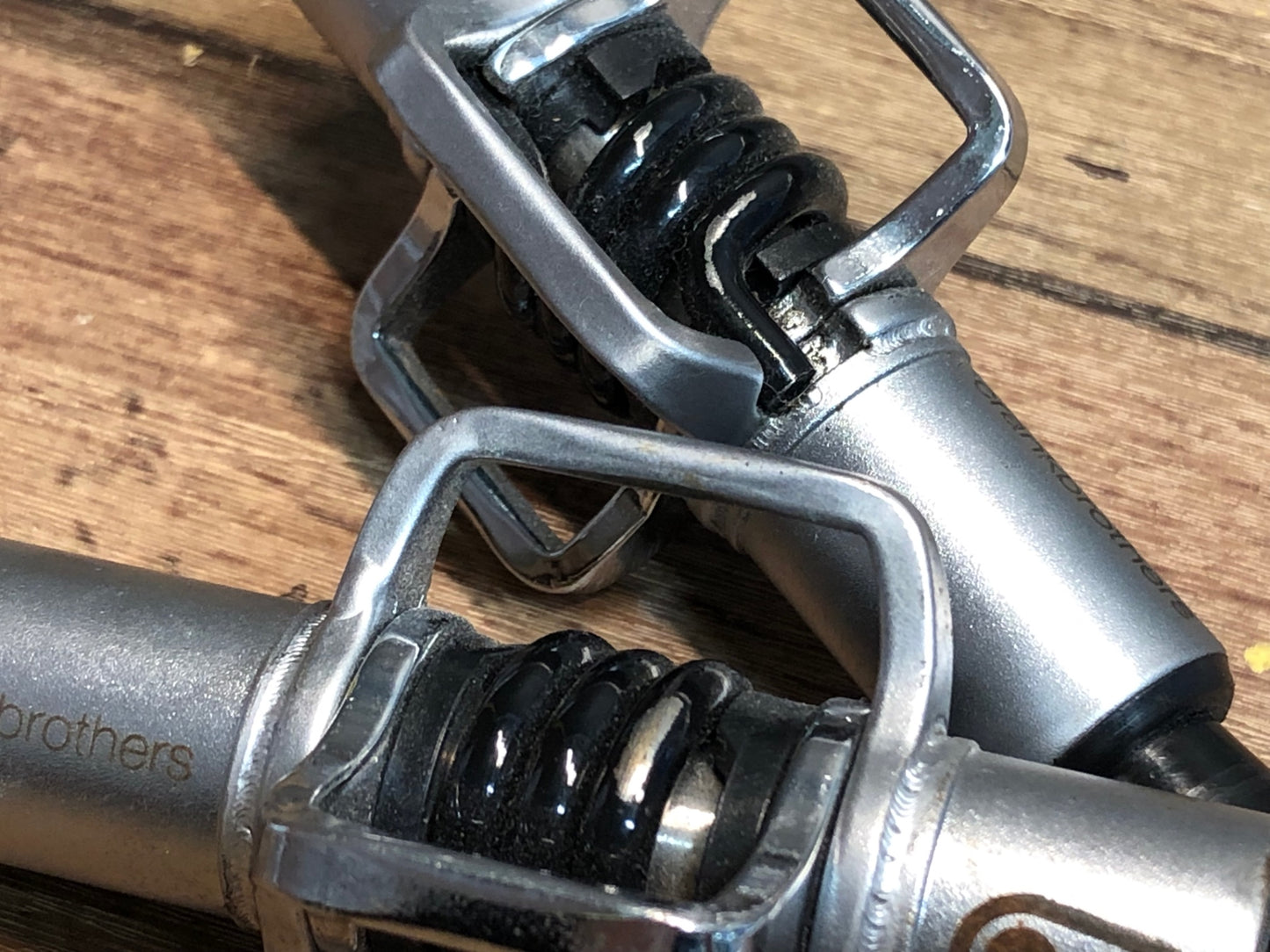 IR225 クランクブラザーズ crankbrothers エッグビーター eggbeater 1 ビンディングペダル クロモリシャフト シルバー