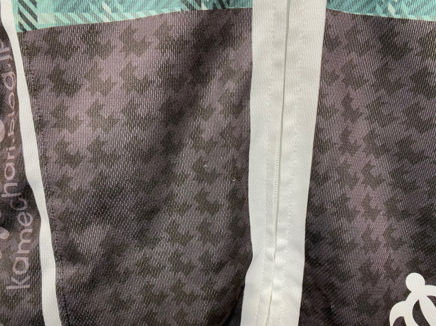 IM473 亀チャリ 半袖サイクルジャージ 茶グレー SS