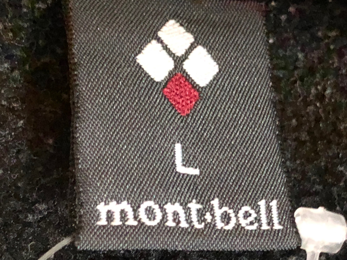 IB402 モンベル mont-bell レーサータイツ 黒 L 裏起毛 ※毛玉