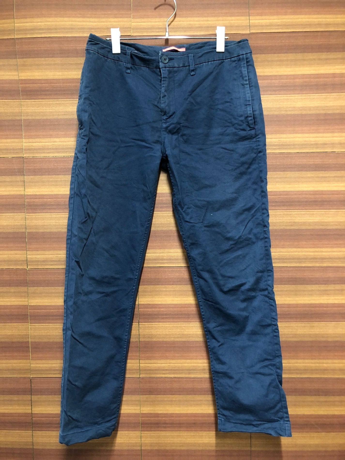 IO138 ラファ Rapha COTTON TROUSERS サイクルパンツ 紺 32W 32L