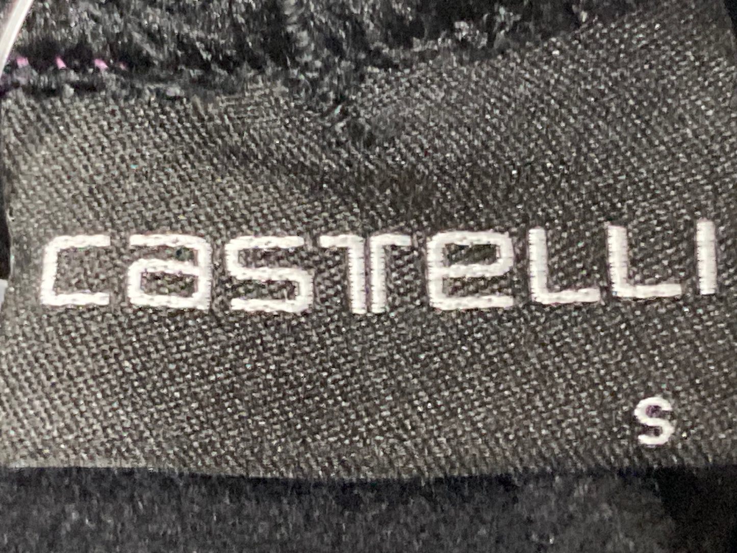 HU428 カステリ CASTELLI レーサータイツ 黒 レディース S 裏起毛