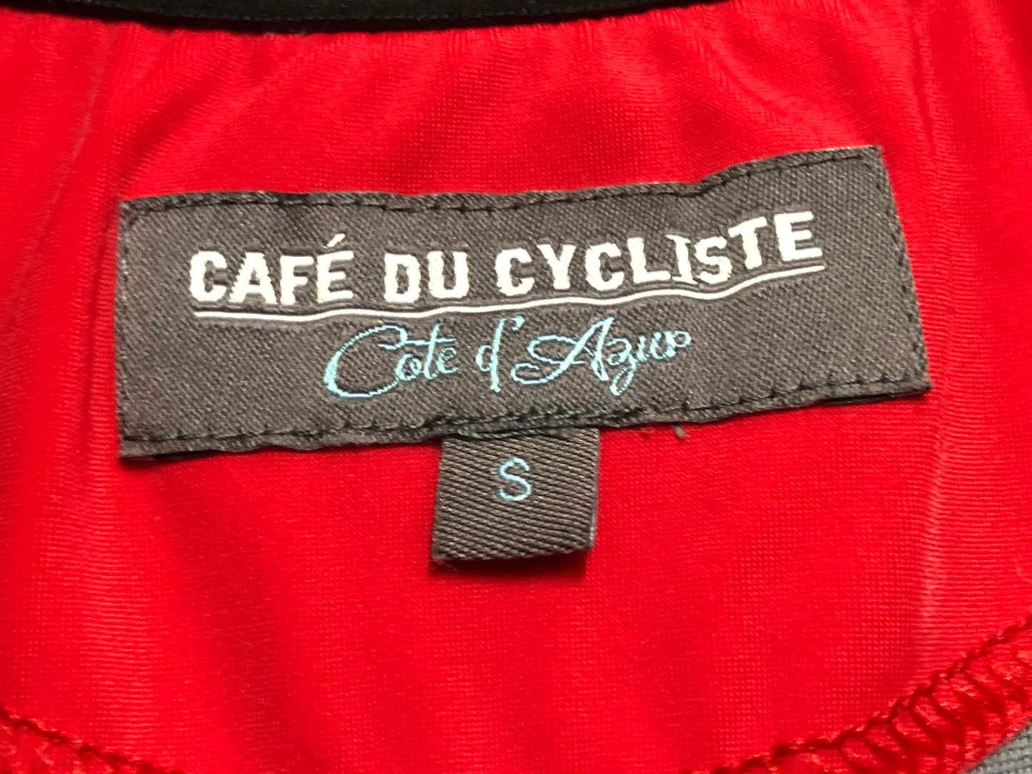 IX103 カフェドシクリステ Cafe du Cycliste EGLANTINE 半袖 サイクルジャージ グレー 黒 S