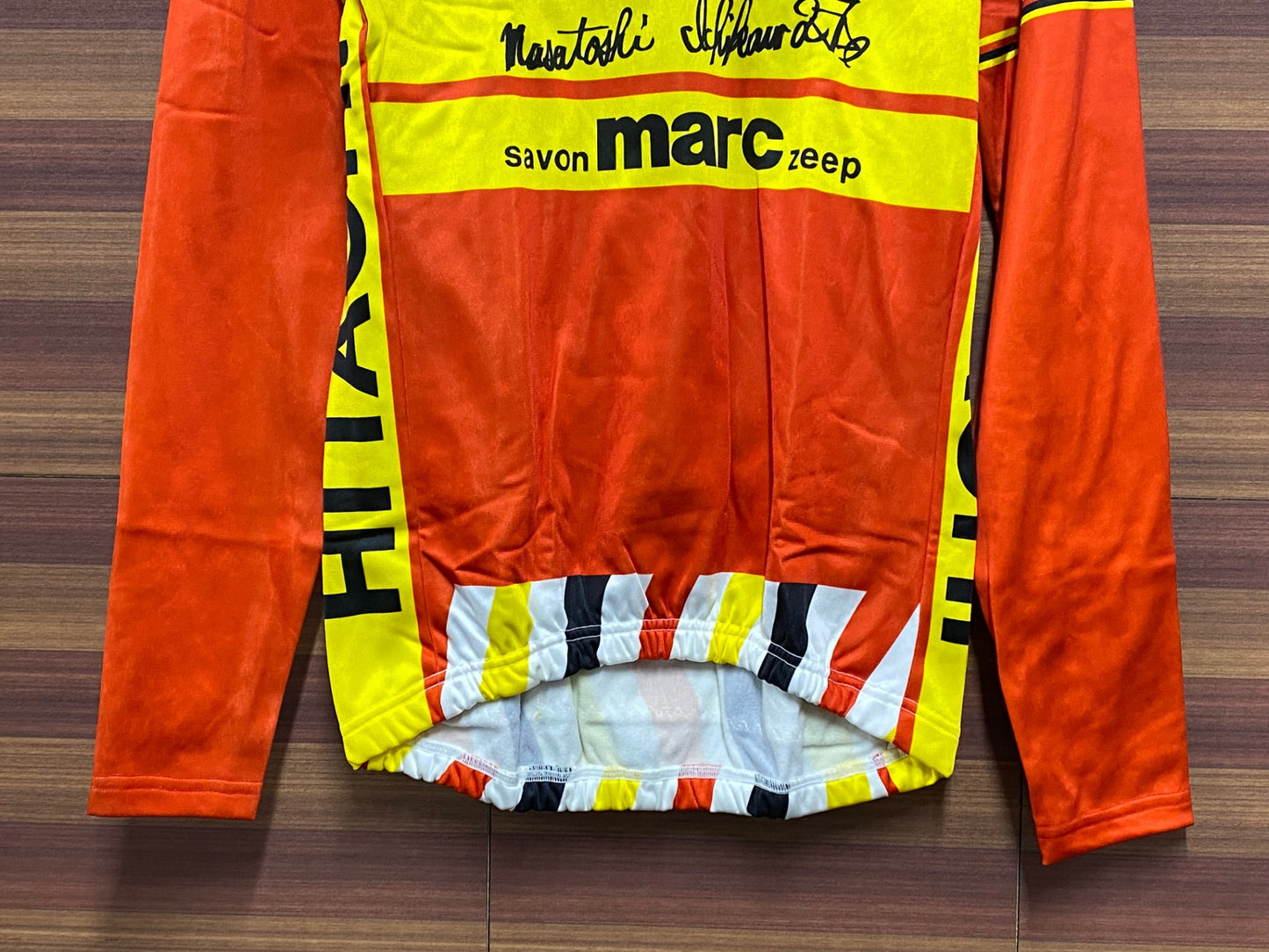 IB521 パールイズミ PEARL iZUMi 長袖 サイクルジャージ ハーフジップ 赤 L ビンテージ 未使用