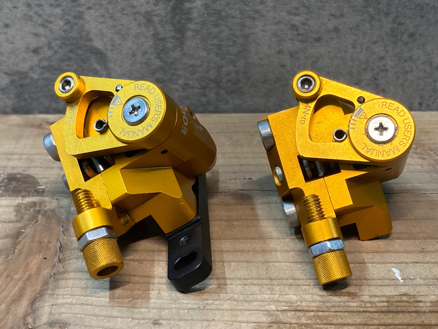 IN630 グロータック GROWTAC イコール EQUAL 機械式ディスクブレーキキャリパーセット オレンジ フラットマウント