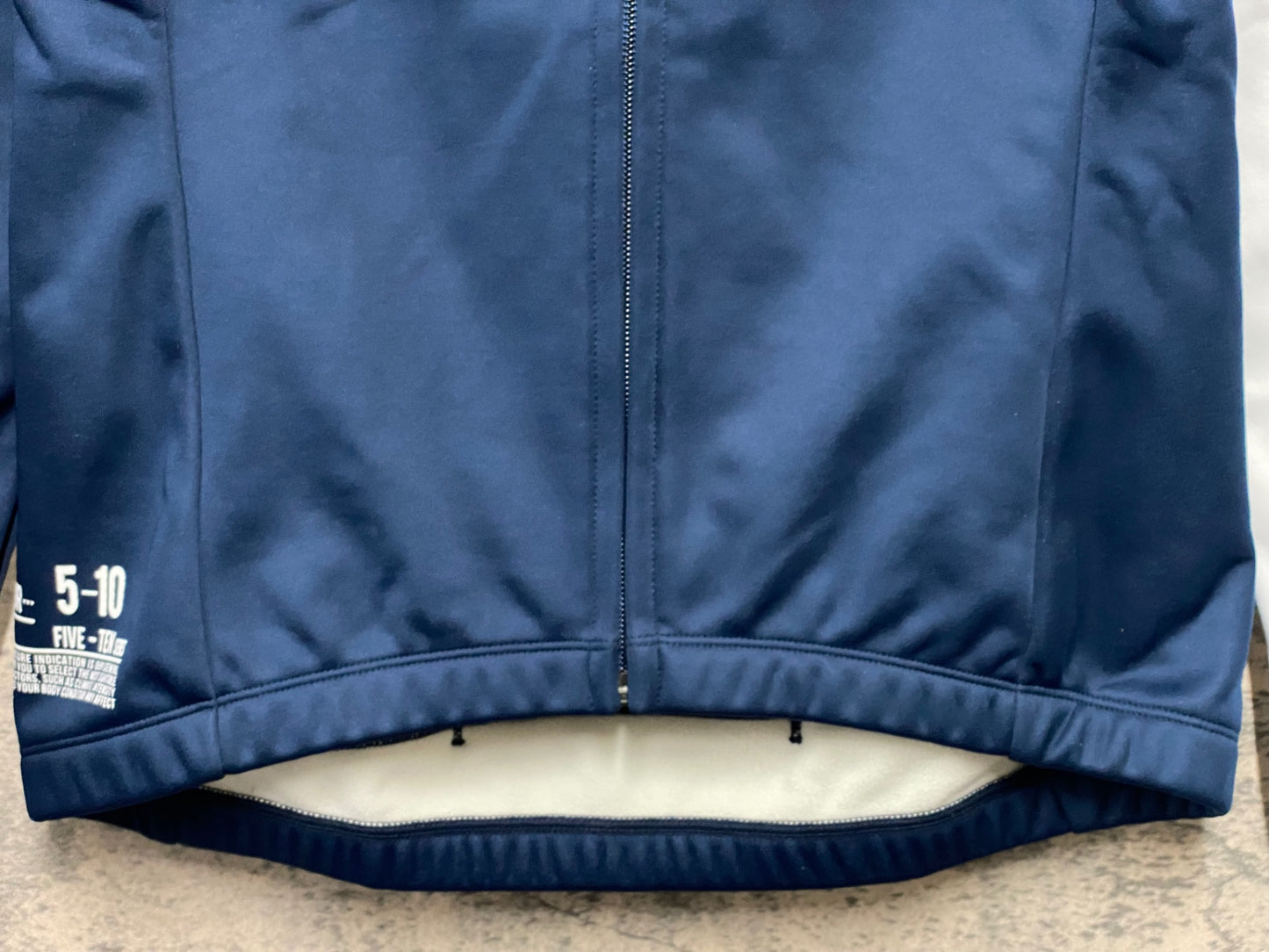 IZ168 ルコックスポルティフ le coq sportif 長袖 サイクルジャケット 紺 M 裏起毛