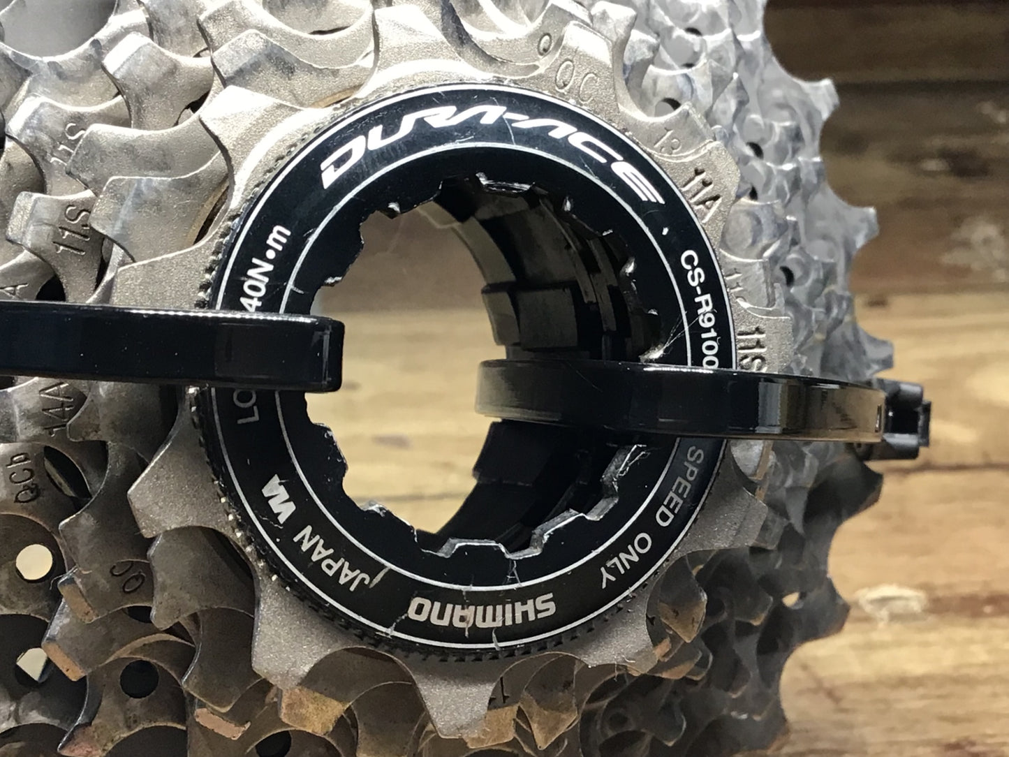 HN277 シマノ SHIMANO デュラエース DURA-ACE CS-R9100 スプロケット 11s 11-25T ※ロックリングガリ傷