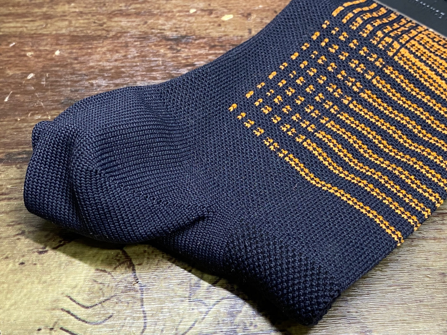 JA339 ラファ Rapha PRO TEAM SOCKS 黒 オレンジ XL