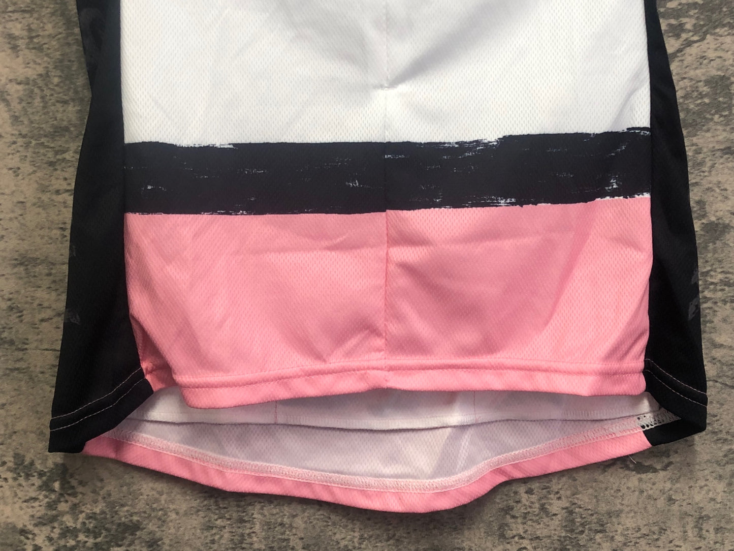 IW592 ツインシックス TWIN SIX 半袖 サイクルジャージ 白ピンク women's S