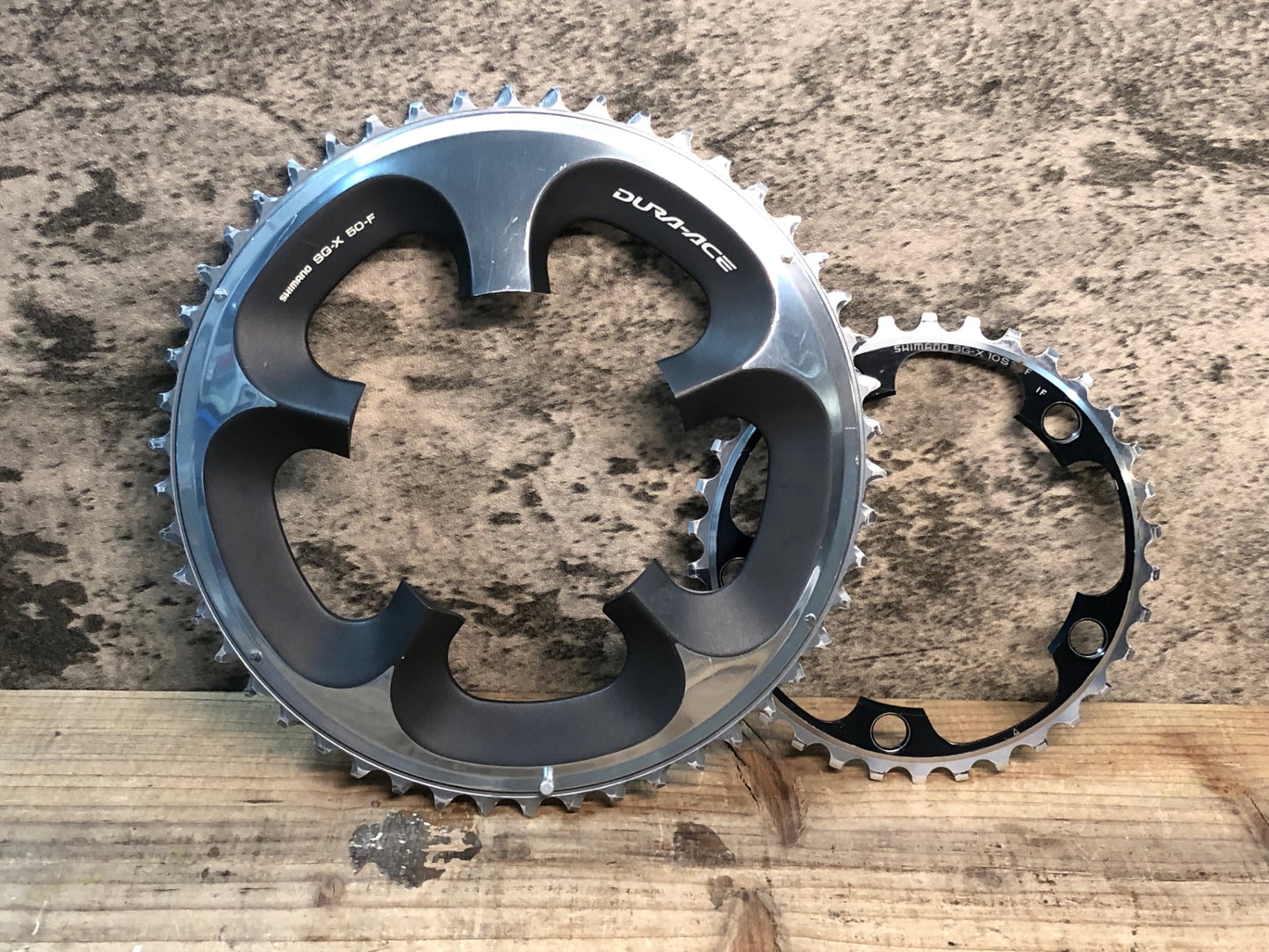 IW633 シマノ SHIMANO デュラエース DURA-ACE FC-7950用 チェーンリング 50/34T PCD110 10S