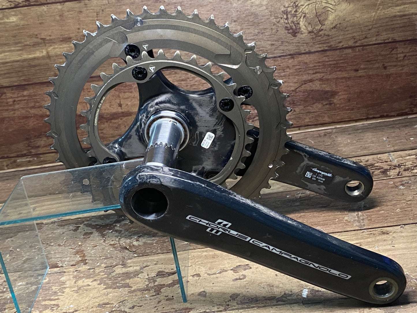 HQ038 カンパニョーロ CAMPAGNOLO コーラス CHORUS クランクセット 50/34T 170mm