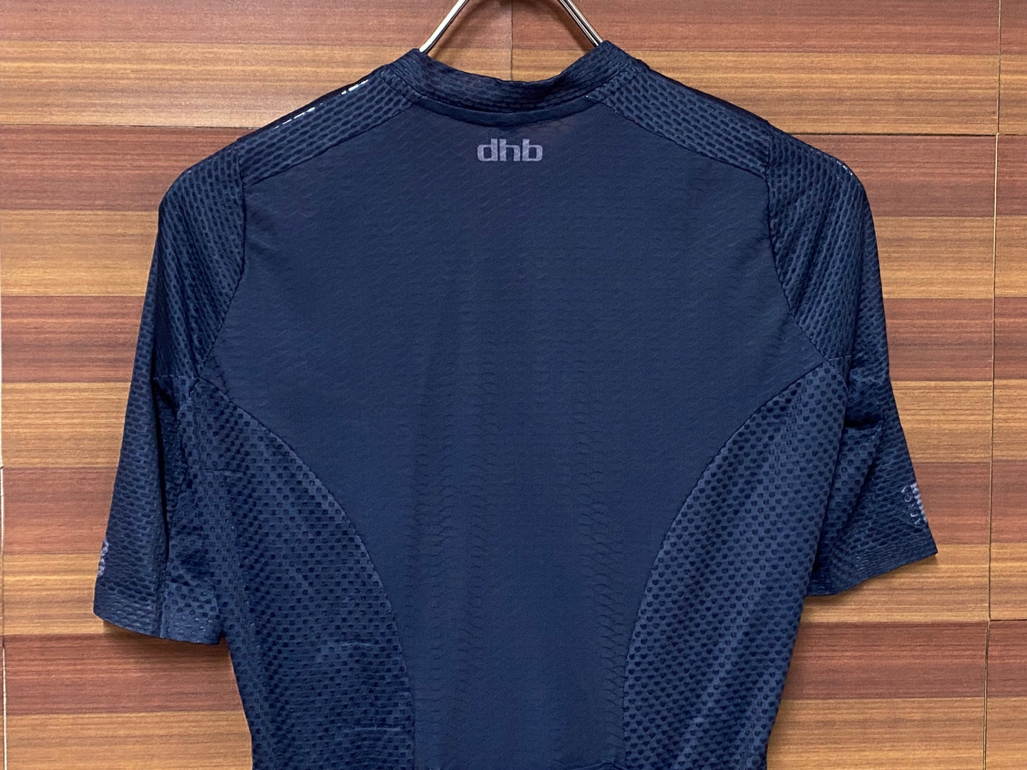 IN530 dhb AERON LAB 半袖 サイクルジャージ 紺 S ※ほつれ