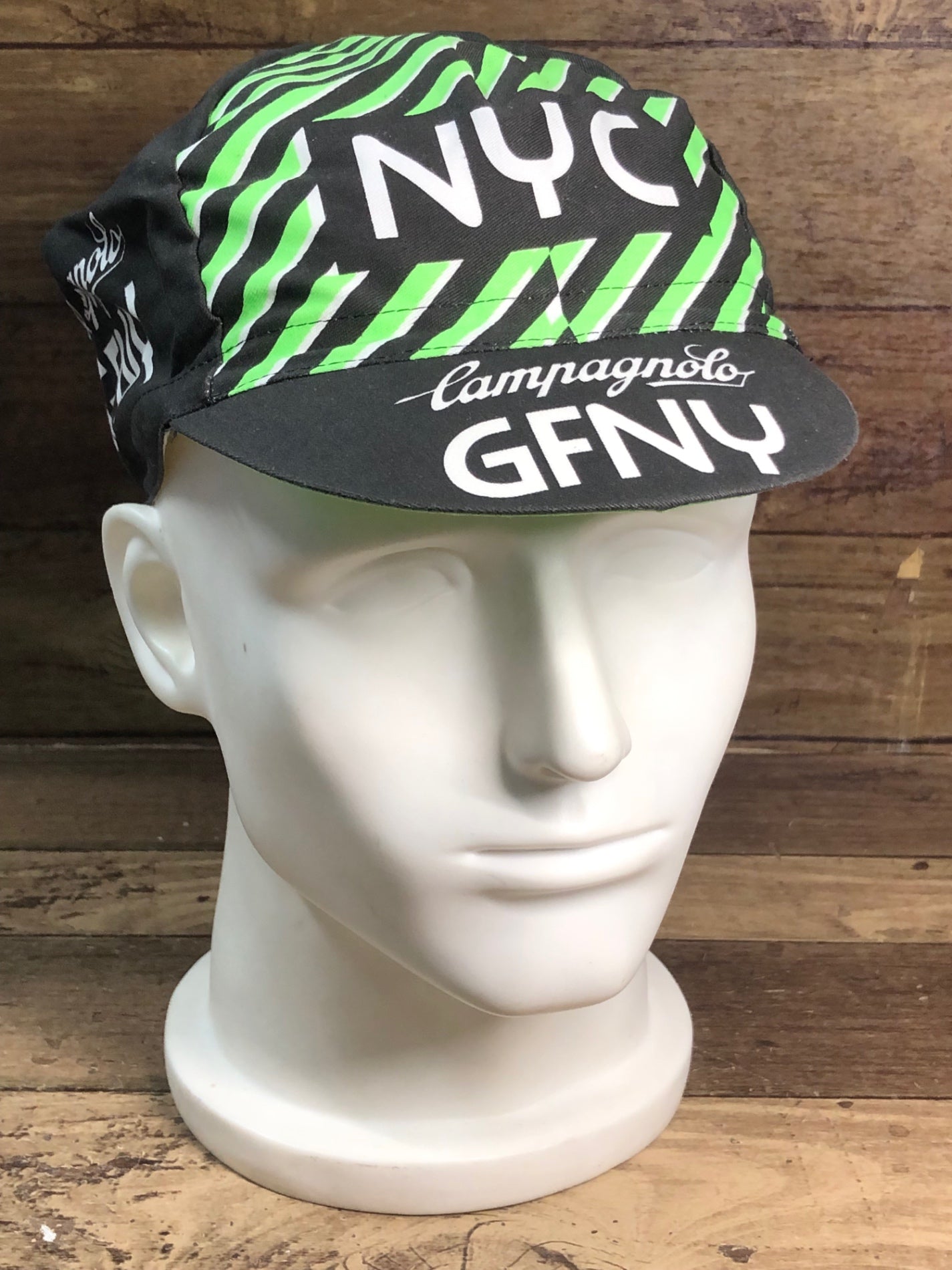 HO880 ビエンメ BIEMME 2016 GRAN FONDO NY CYCLING CAP Green/Black One Size