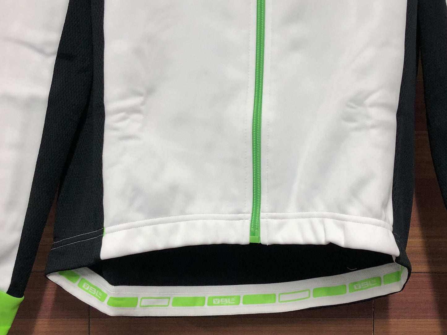 IT953 バイシクルライン BL 長袖 サイクルジャージ 白緑 M