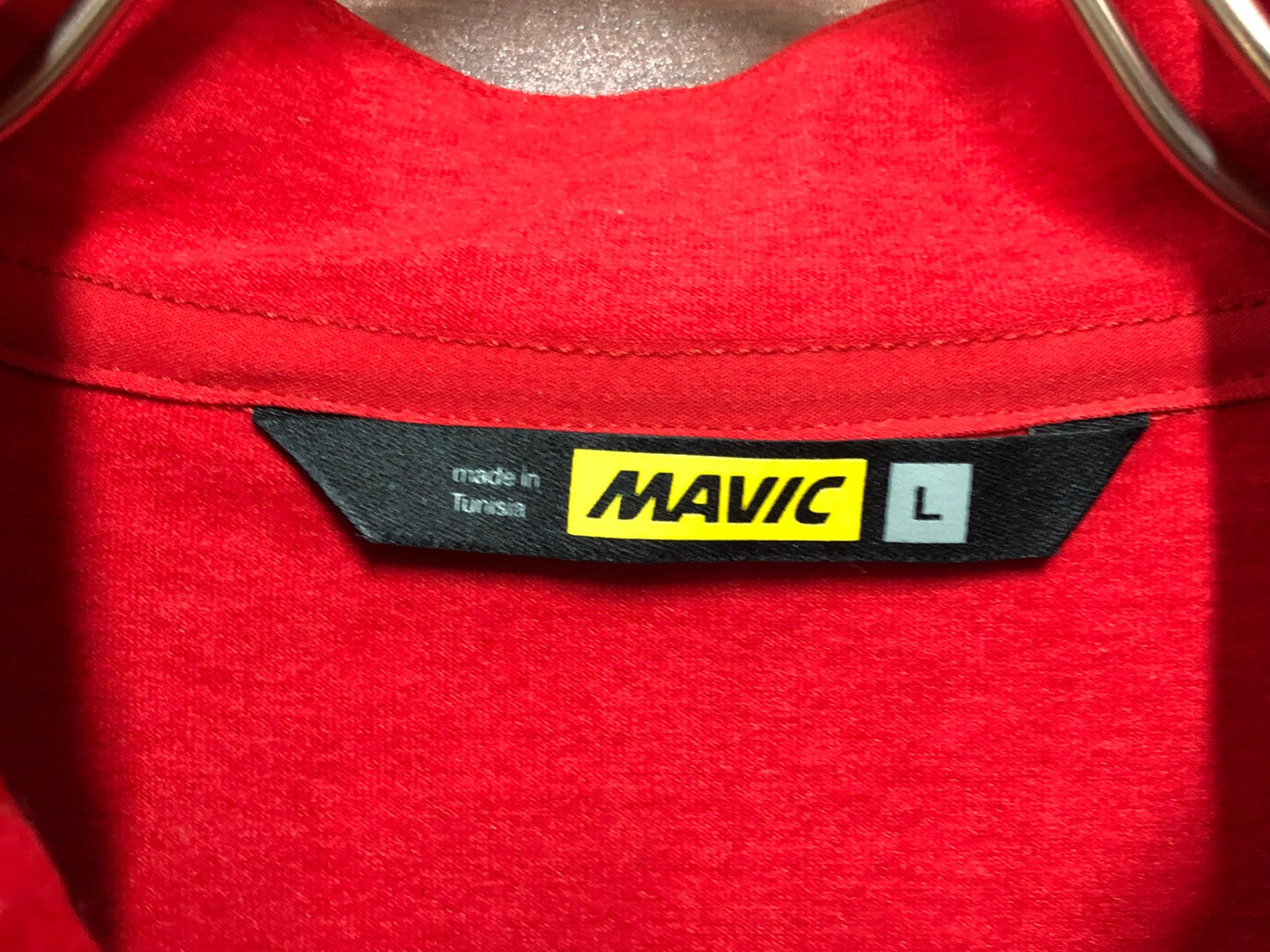 IM516 マヴィック MAVIC 長袖 サイクルジャージ 赤 L 裏起毛