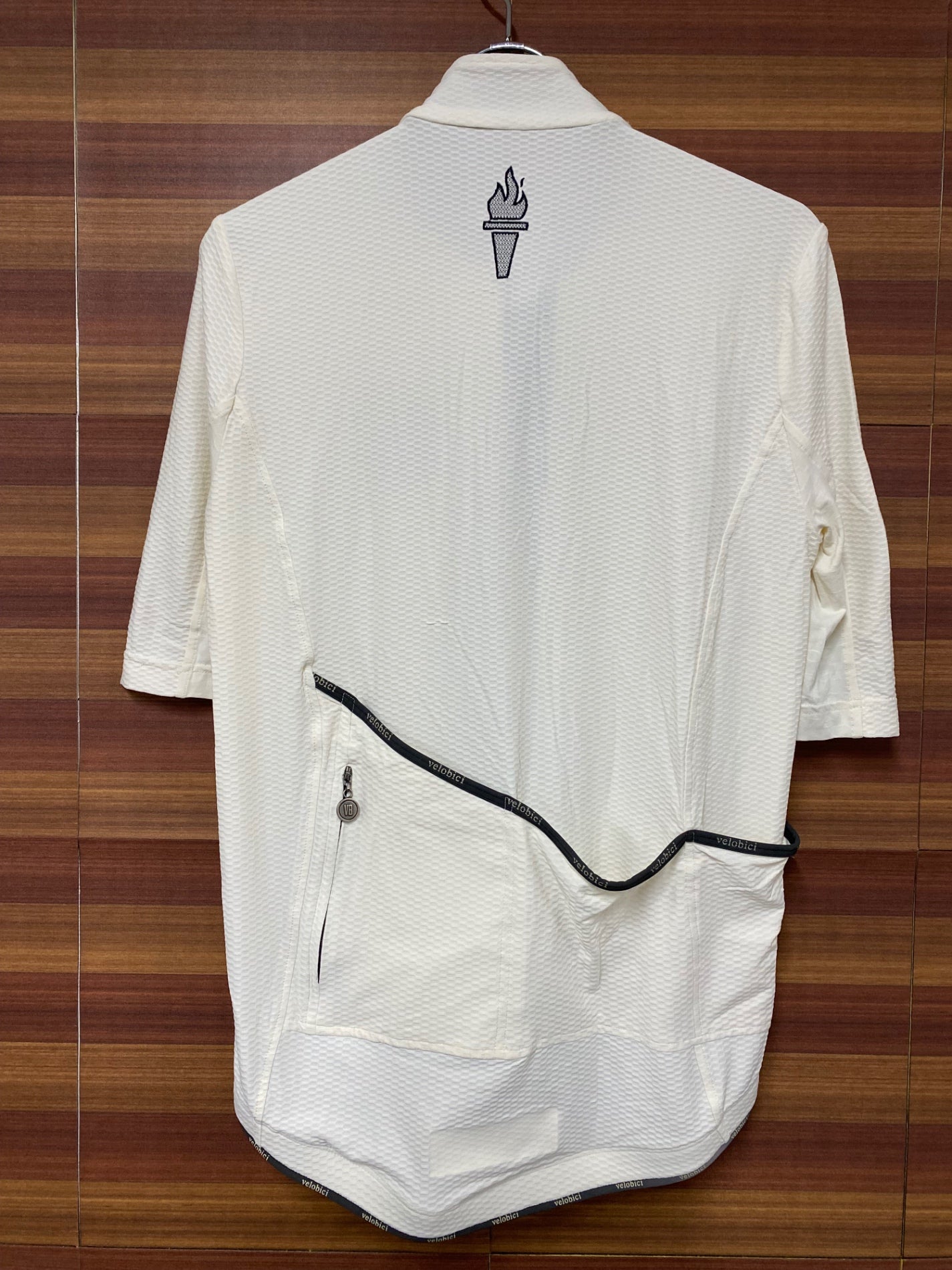 IO522 ヴェロビチ velobici Internationalist JERSEY 半袖 サイクルジャージ 白 5