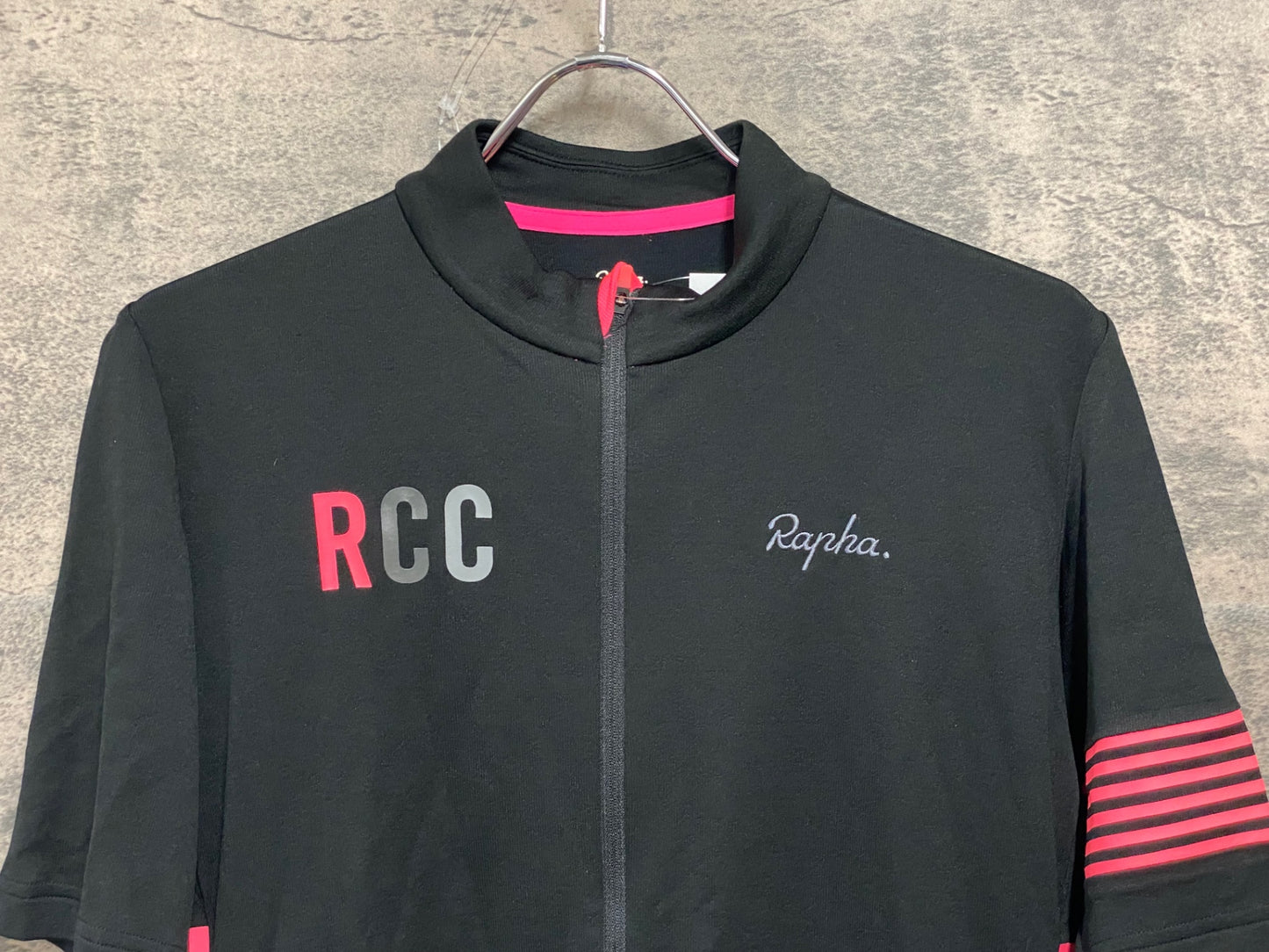 JA341 ラファ Rapha RCC MEN'S CLASSIC JERSEY Ⅱ 半袖 サイクルジャージ 黒 XL