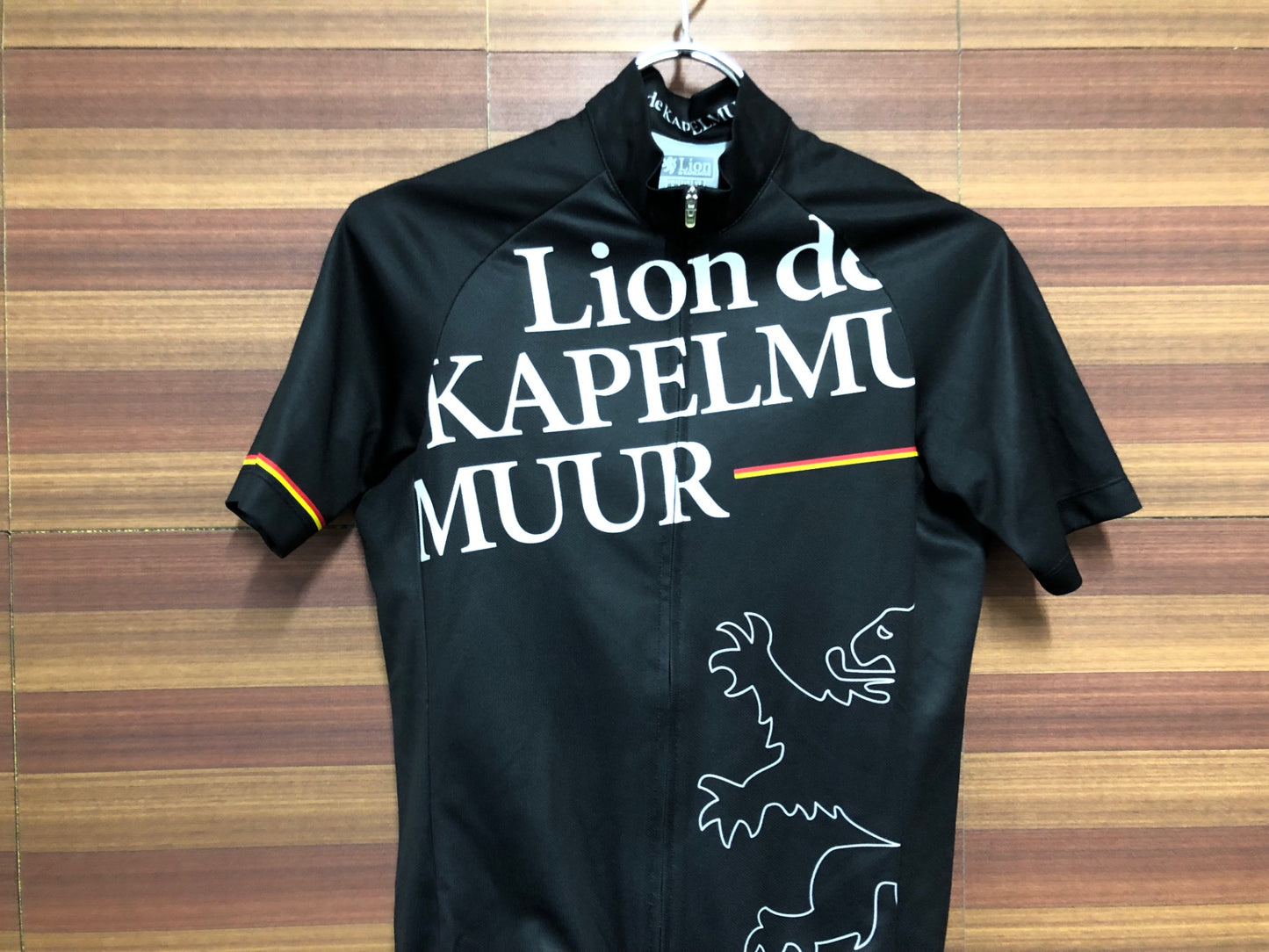 IM801 リオンドカペルミュール Lion de KAPELMUUR 半袖 サイクルジャージ S 黒