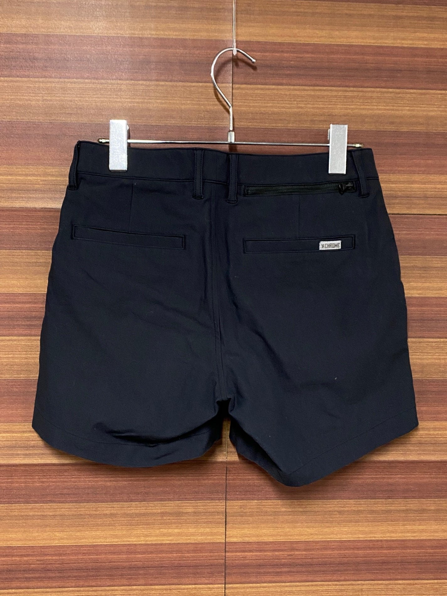 IR083 クローム CHROME INDUSTRIES ショートパンツ 黒 SLIM STRAIGHT FIT レディース 0