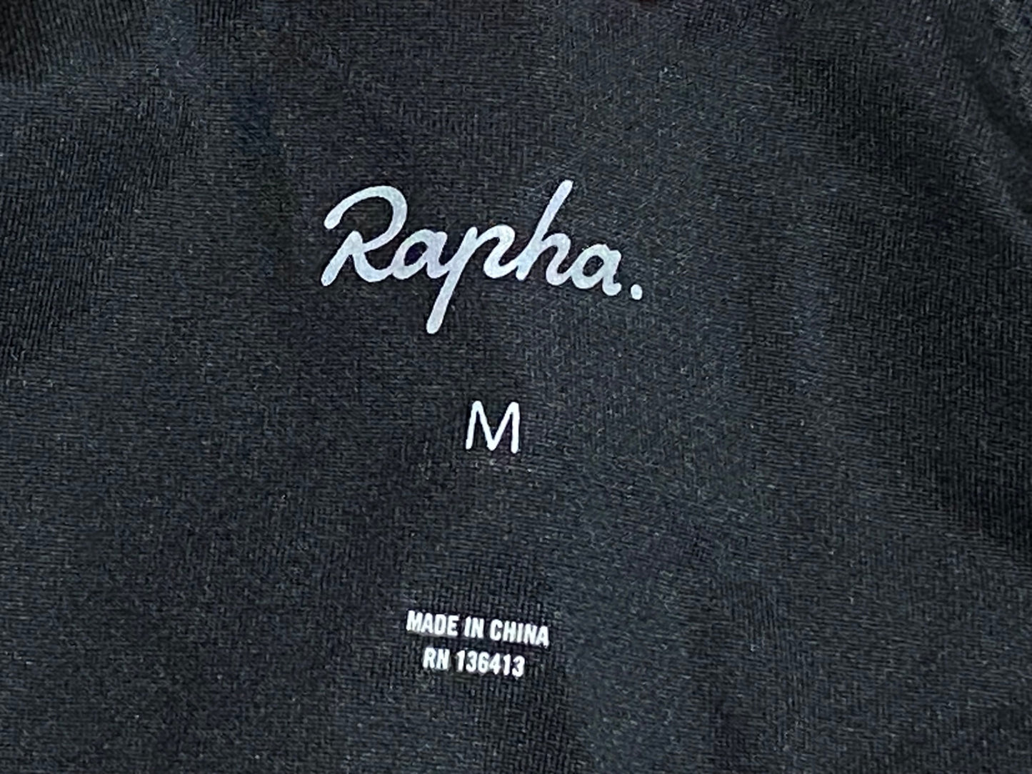 IR103 ラファ Rapha 長袖 サイクルジャケット 裏起毛 黒 M