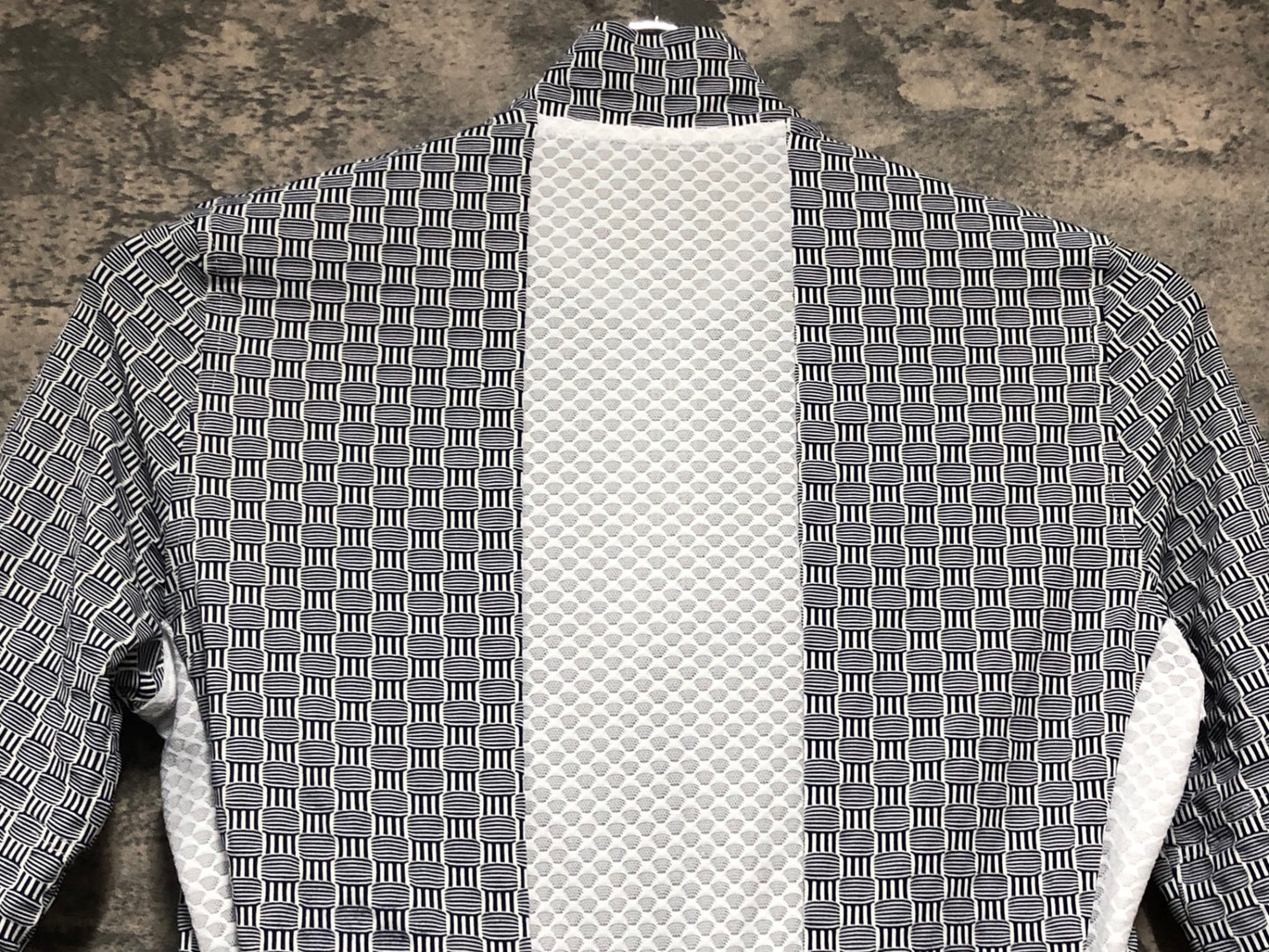 JD100 カフェドシクリステ CAFE DU CYCLISTE FRANCINE Man 半袖 サイクルジャージ 白 紺 XS