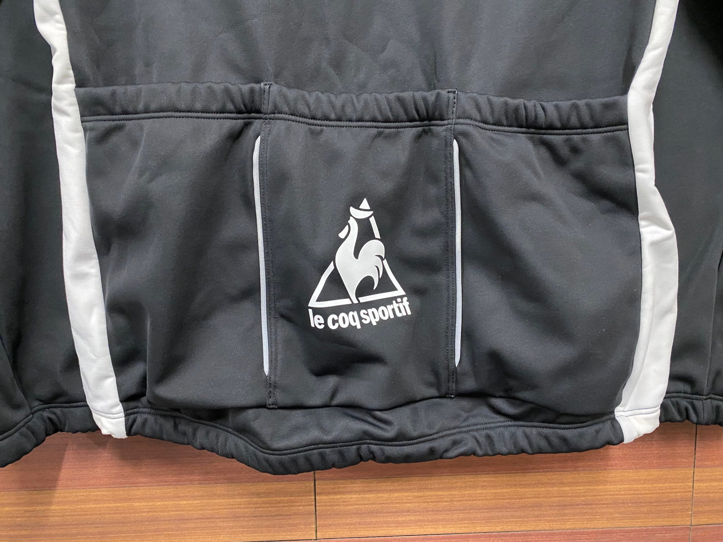 ID596 ルコックスポルティフ le coq sportif 長袖 サイクルジャケット 黒 L 裏起毛