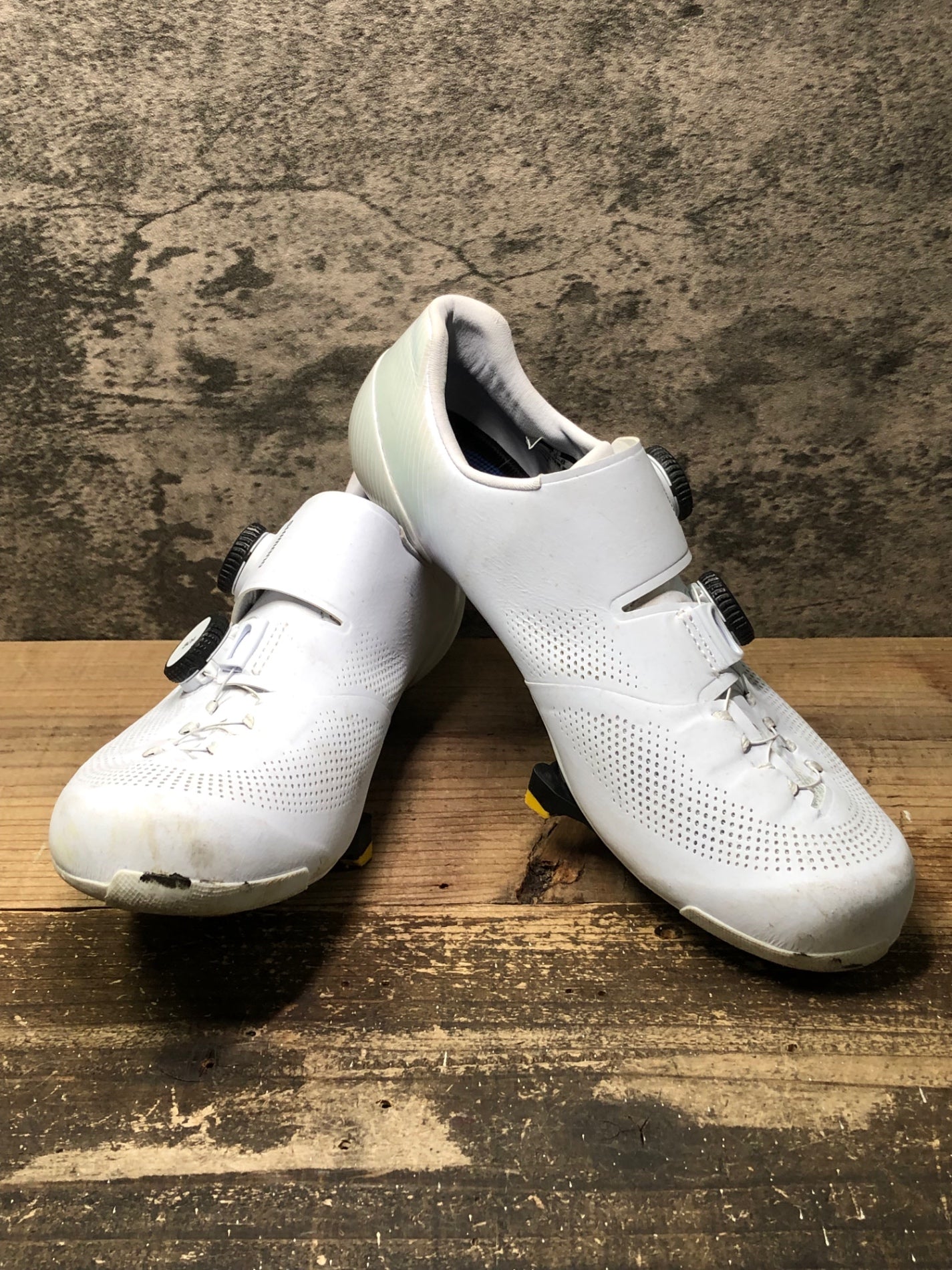 IU961 シマノ SHIMANO S-PHYRE RC9 SHRC903M W01 E ビンディングシューズ BOA SPD-SL 白 EU41