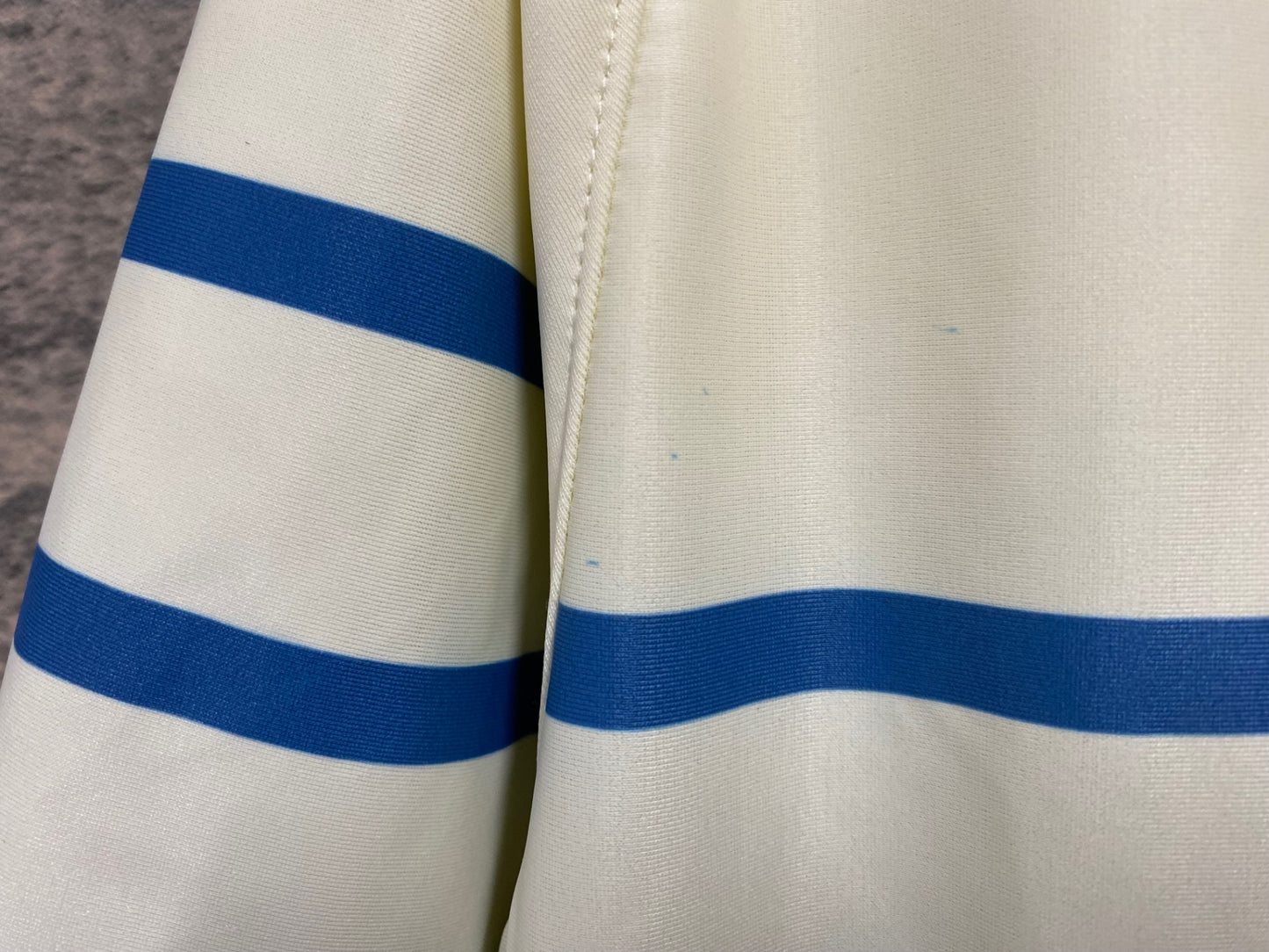 JB764 ステムデザイン STEM DESIGN 半袖 サイクルジャージ 白藍 ボーダー L