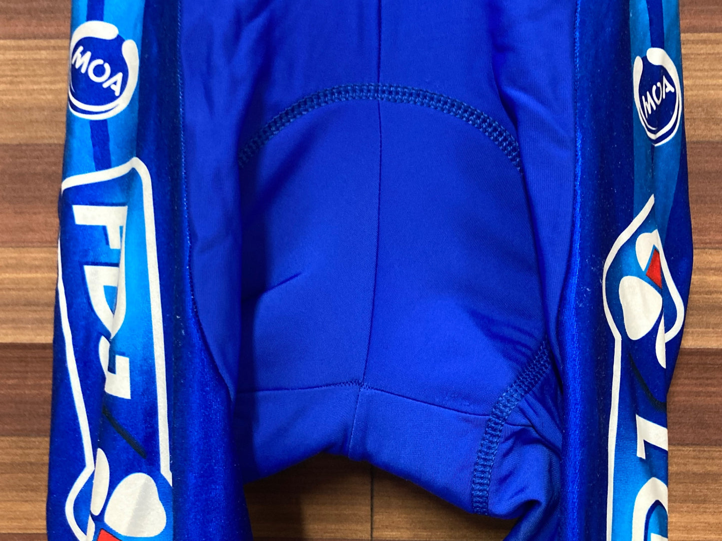 IO738 モア MOA ビブタイツ 青 2 裏起毛