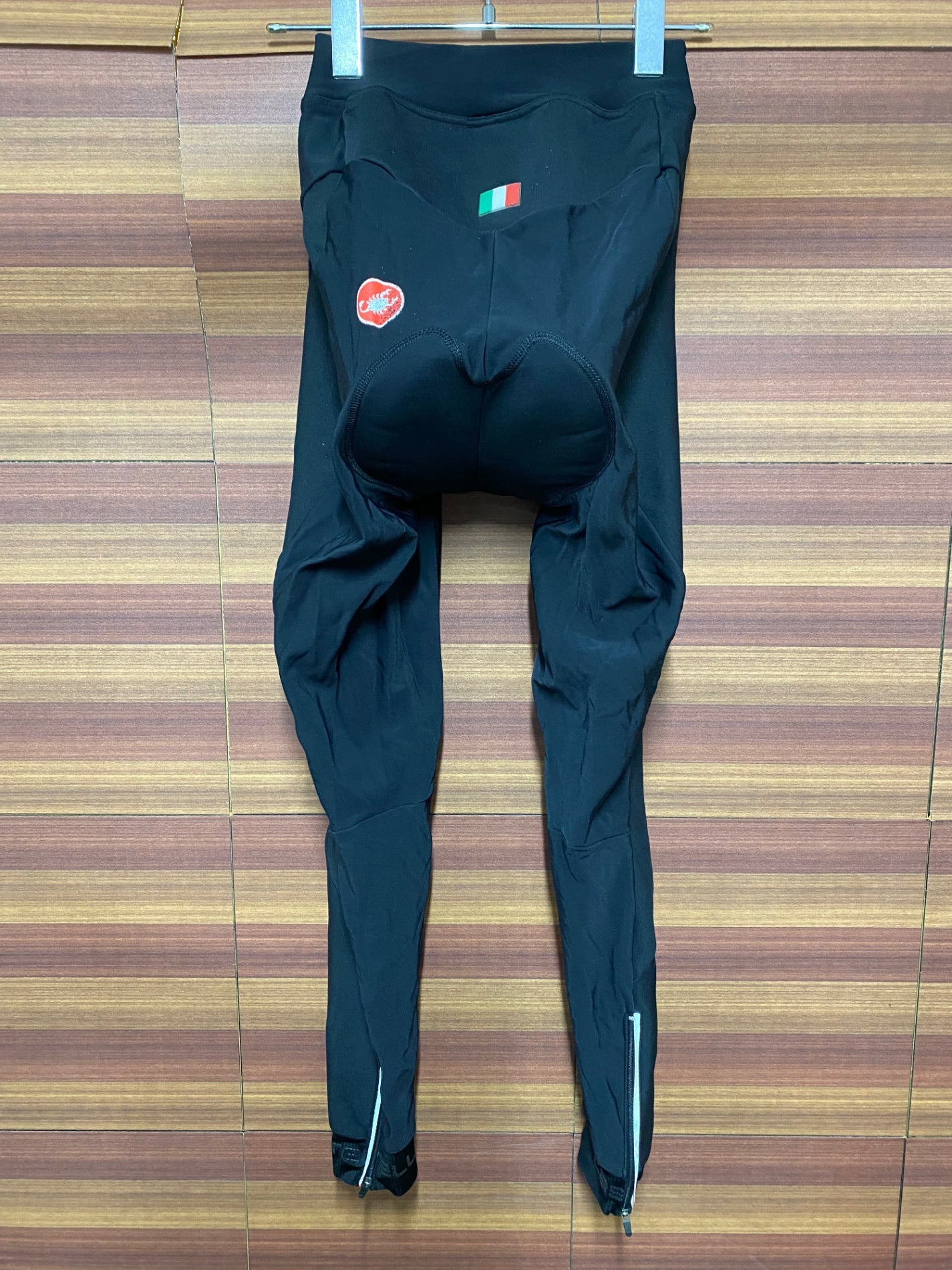 IT811 カステリ CASTELLI レーサータイツ 黒 ※サイズ不明、タグカット